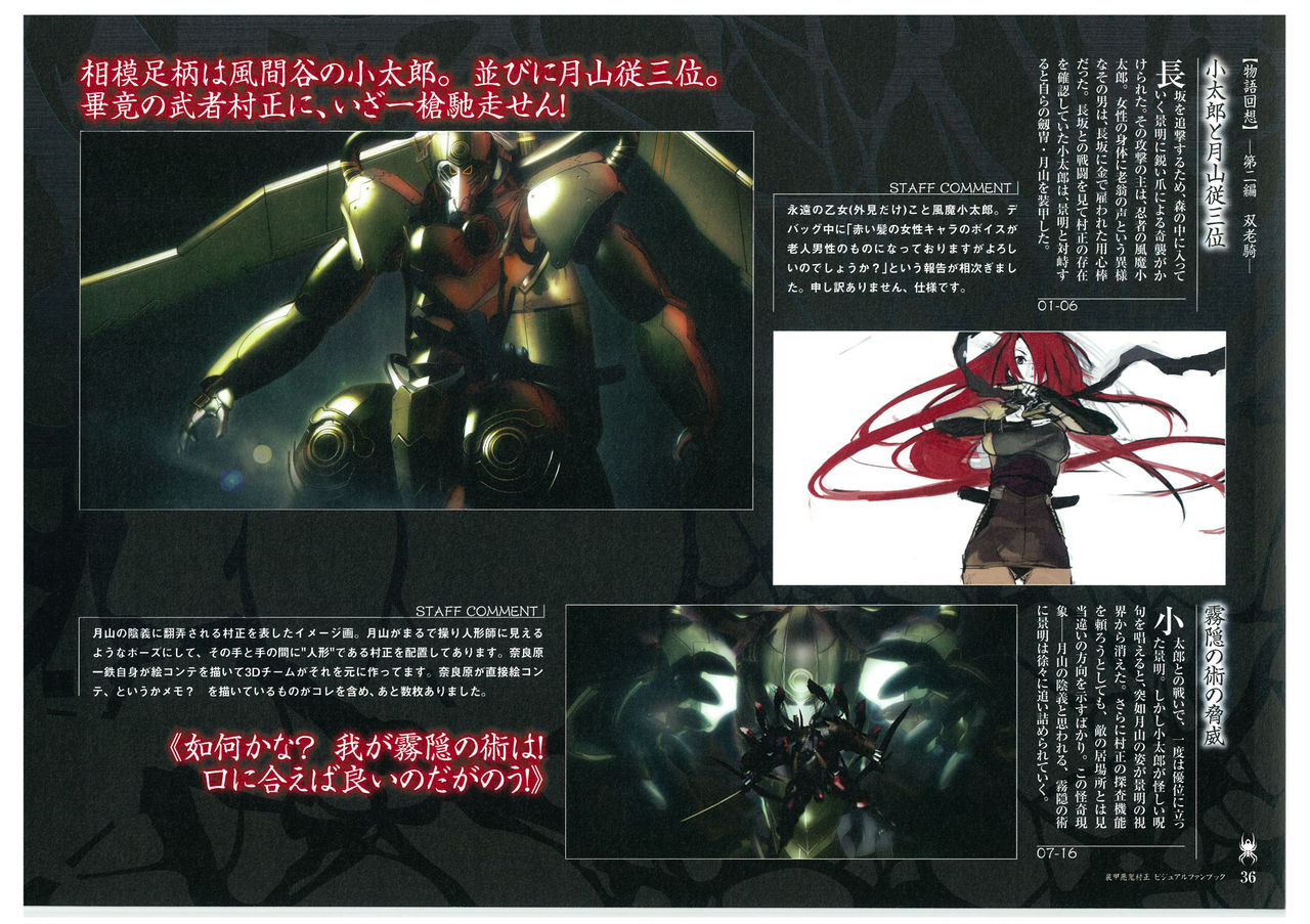 装甲悪鬼村正 ビジュアルファンブック TECH GIAN STYLE