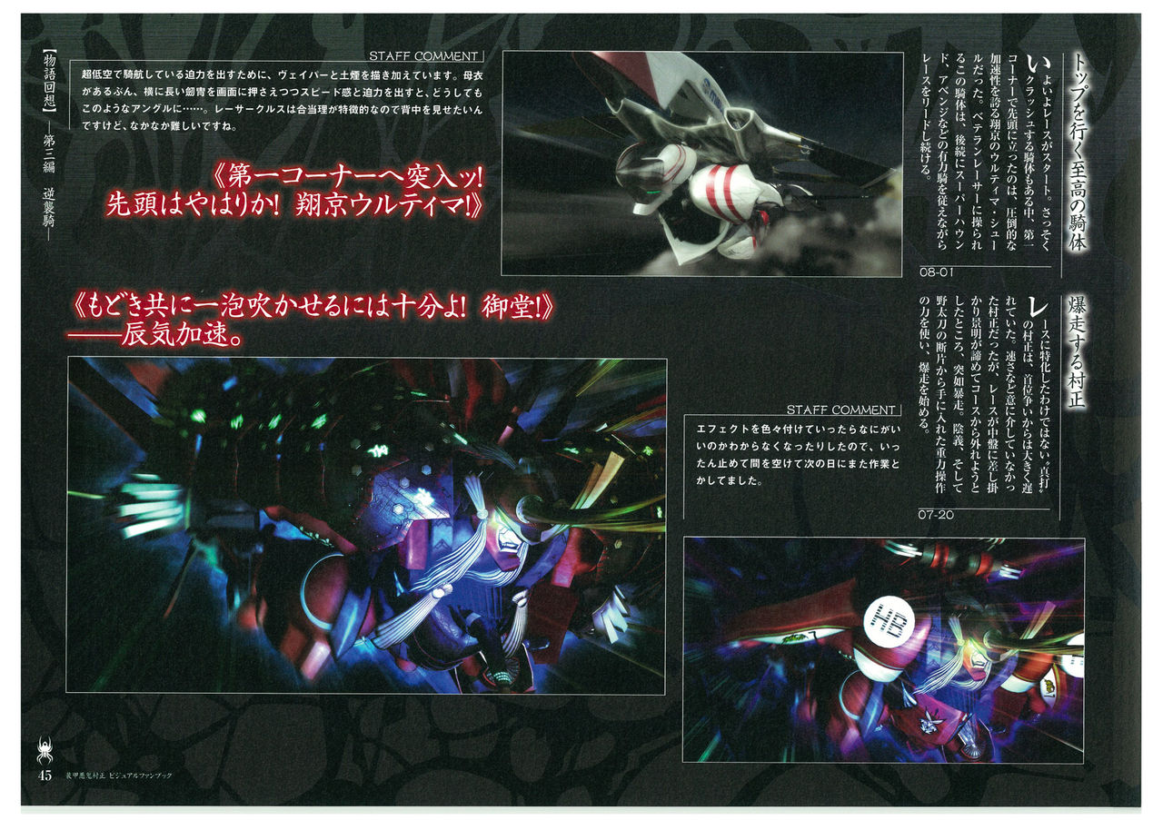 装甲悪鬼村正 ビジュアルファンブック TECH GIAN STYLE