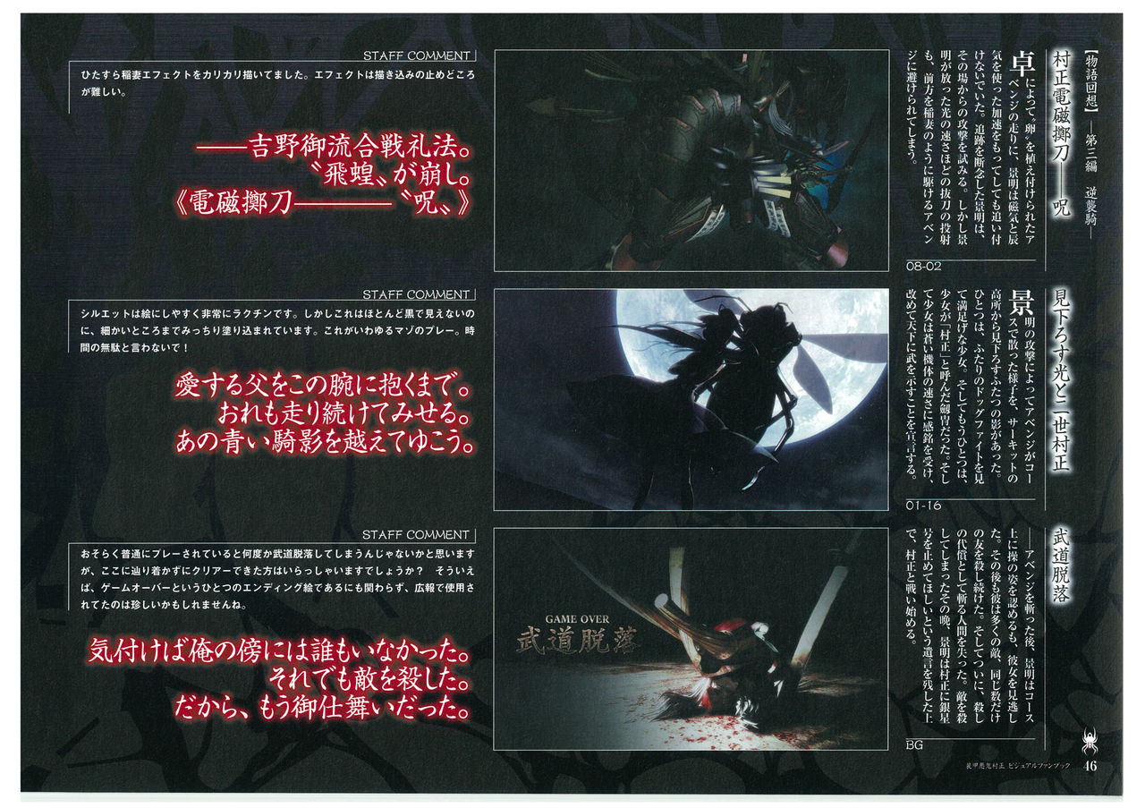 装甲悪鬼村正 ビジュアルファンブック TECH GIAN STYLE