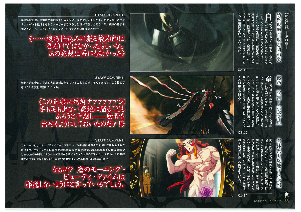 装甲悪鬼村正 ビジュアルファンブック TECH GIAN STYLE