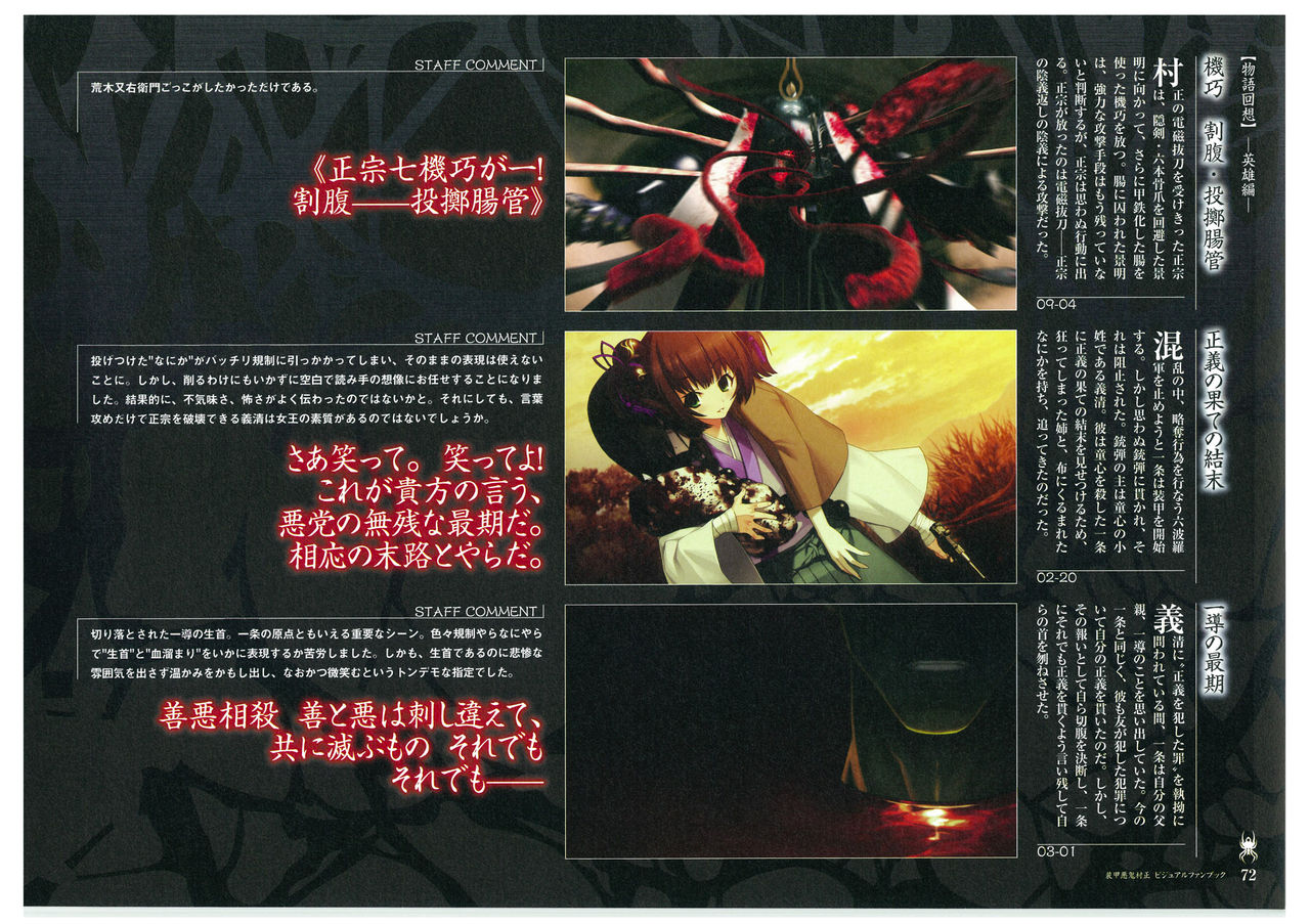 装甲悪鬼村正 ビジュアルファンブック TECH GIAN STYLE