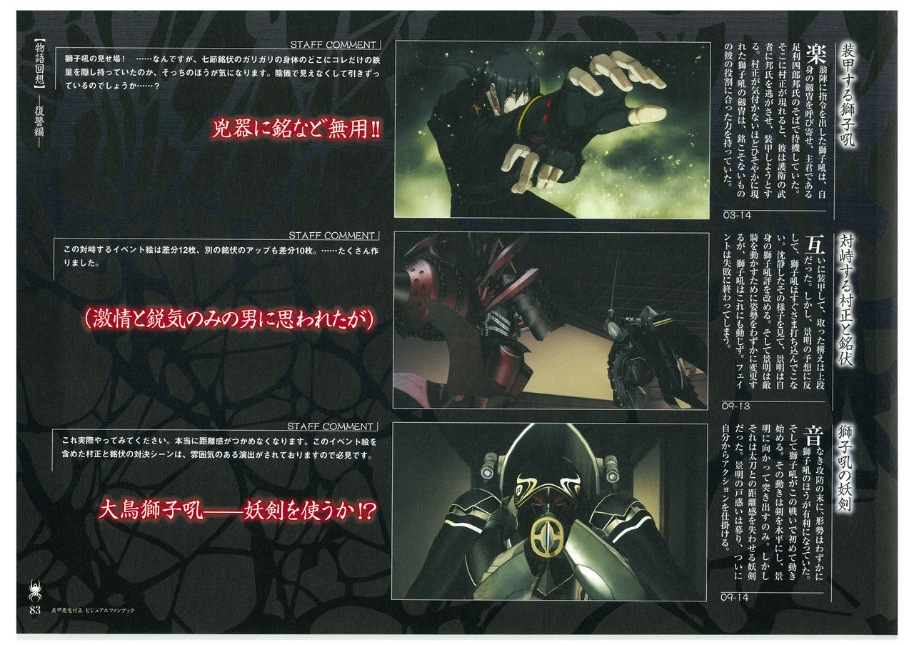 装甲悪鬼村正 ビジュアルファンブック TECH GIAN STYLE