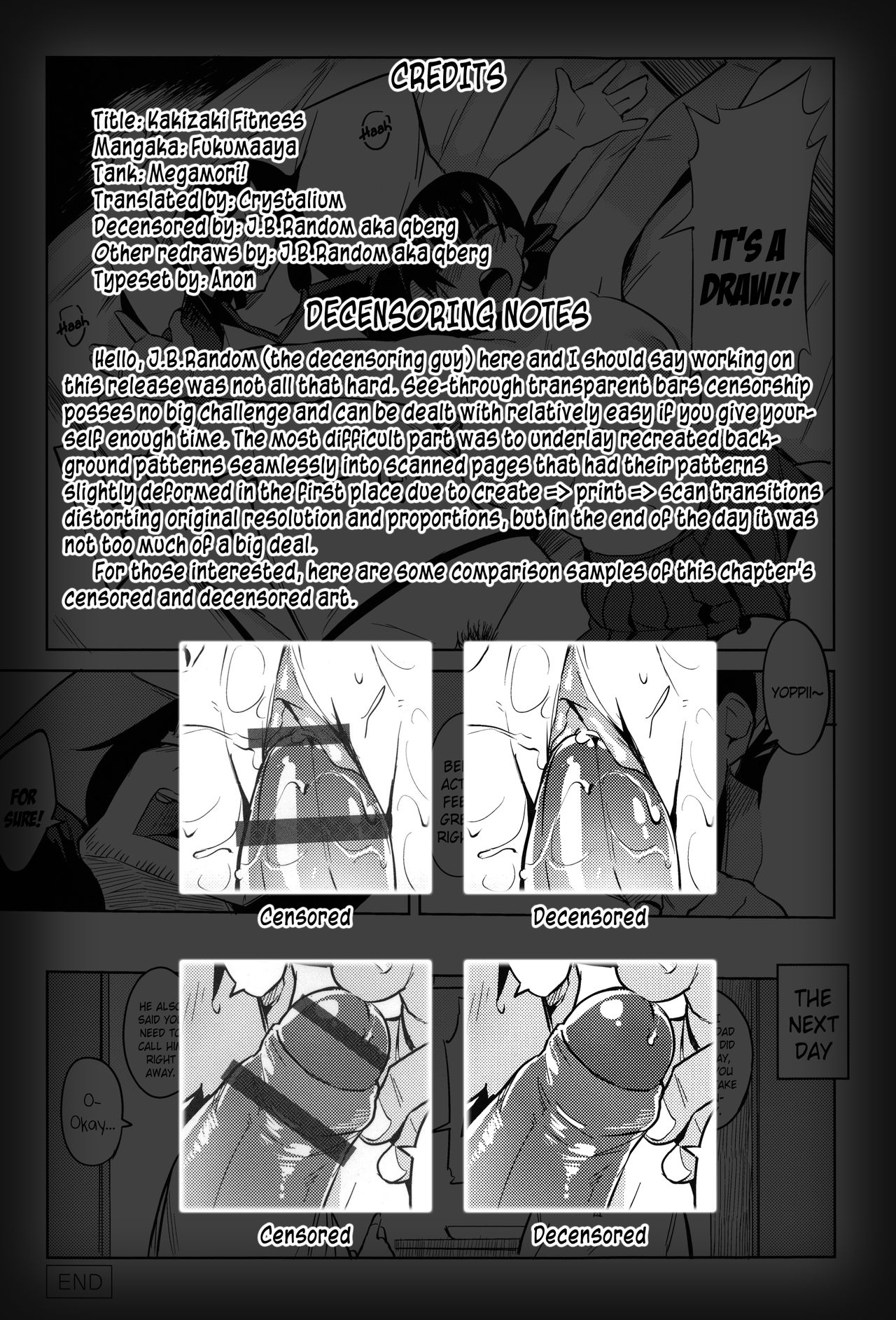 [ふくまーや] 柿崎フィットネス (めがもり!) [英訳] [無修正]