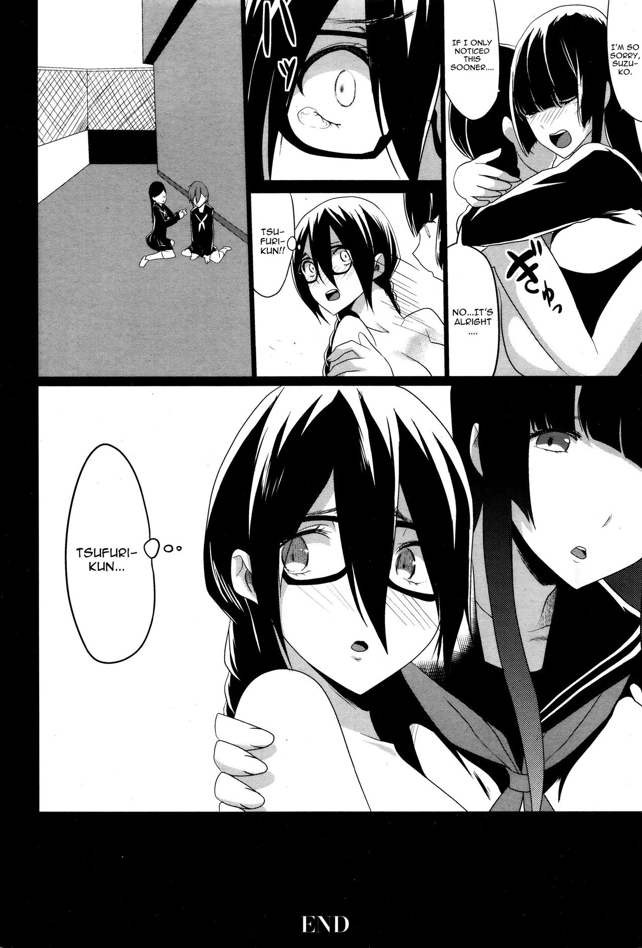 [Kloah] 黒の陰乳 第4話 (ANGEL 倶楽部 2016年2月号) [英訳]