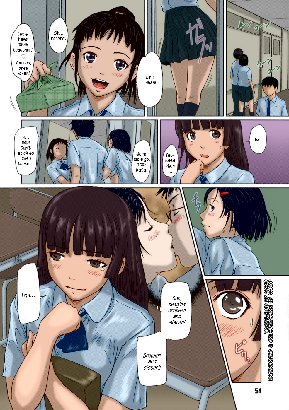 [如月群真] ギリギリ♥Sisters 第1-5話 [英訳] [カラー化] [無修正]