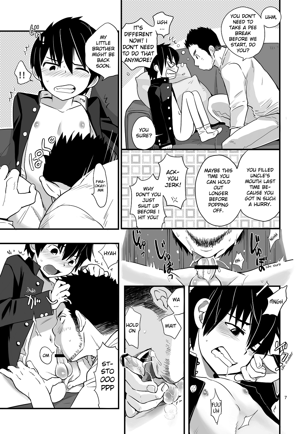 (C86) [Papamilk (青木ゲンダ)] ちっちゃい正義を詰め込んだ本。×おじさん編 [英訳]