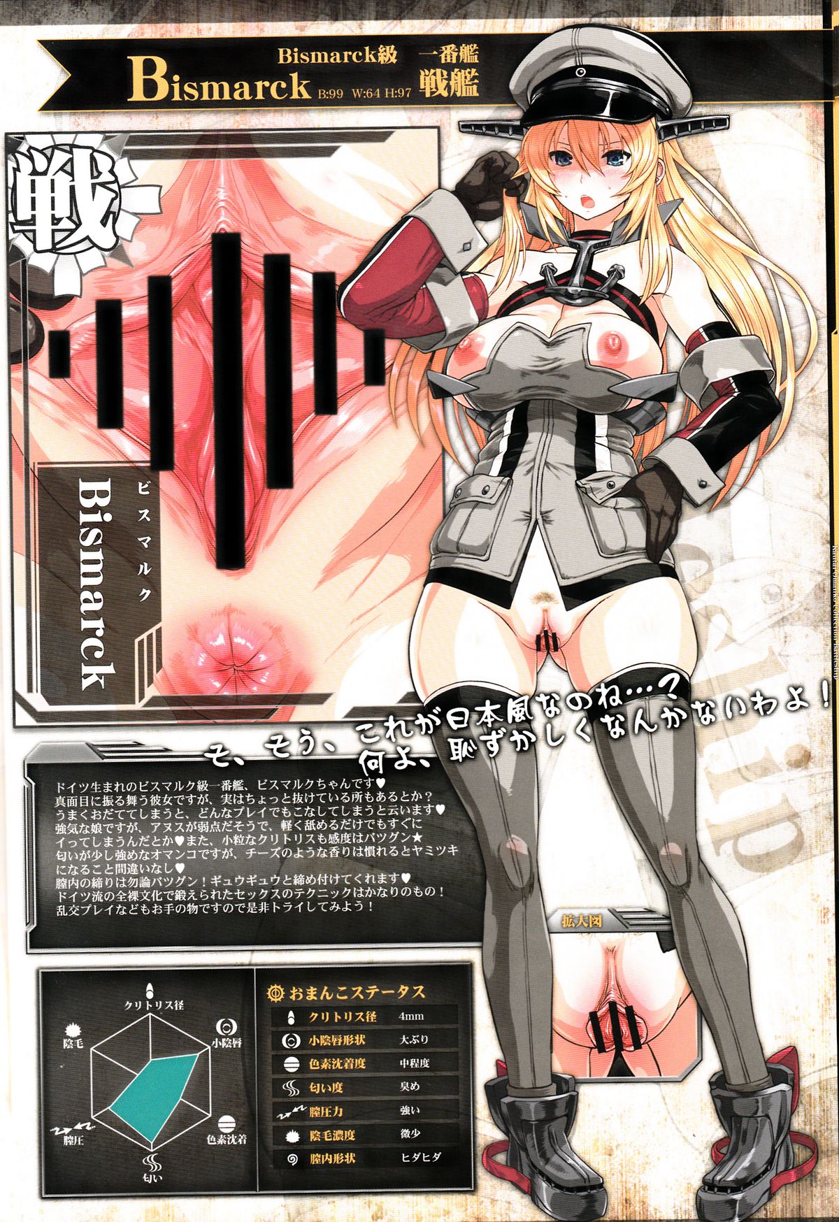 (C86) [満珍楼 (COSiNE)] 艦隊おまんここれくしょん戦艦編 (艦隊これくしょん-艦これ-)