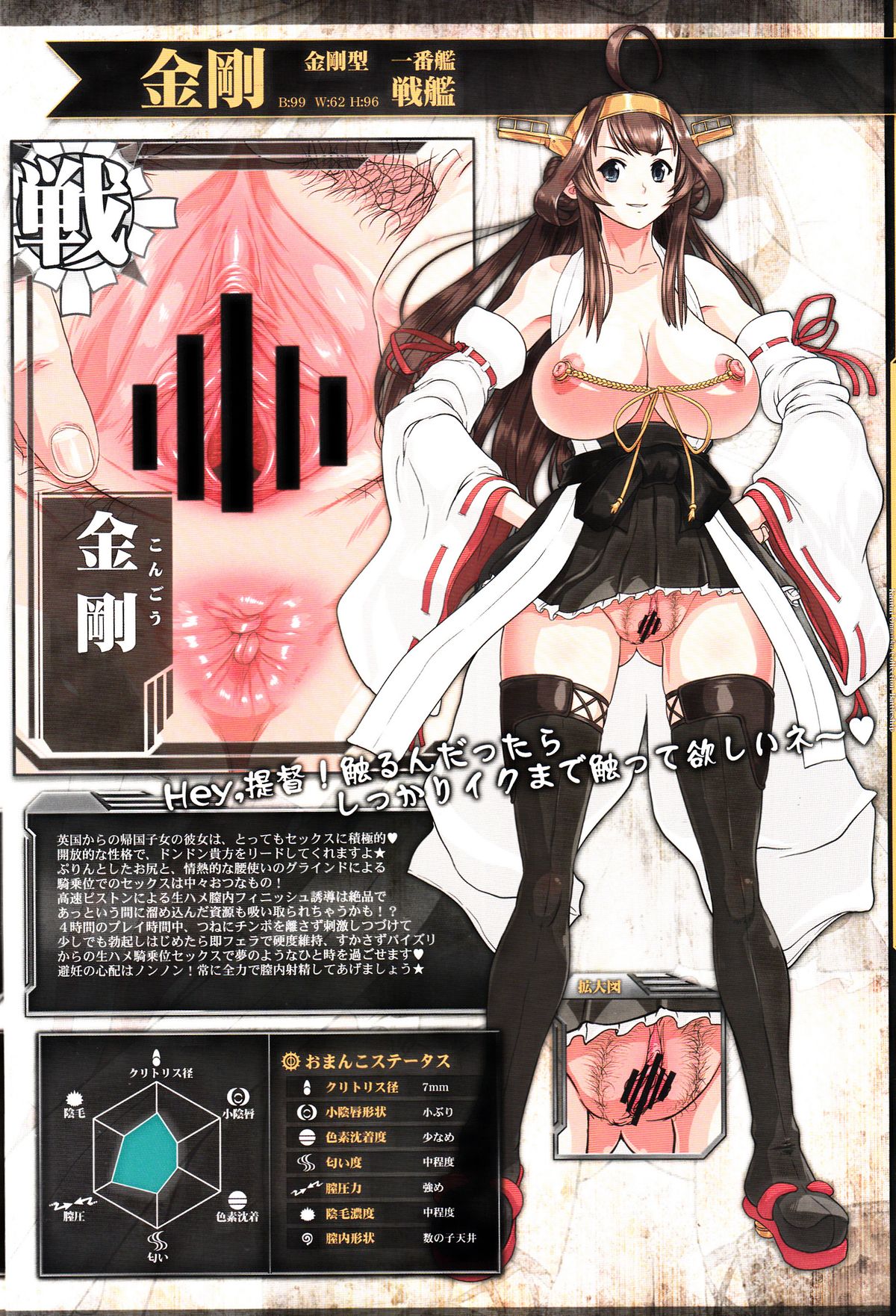 (C86) [満珍楼 (COSiNE)] 艦隊おまんここれくしょん戦艦編 (艦隊これくしょん-艦これ-)