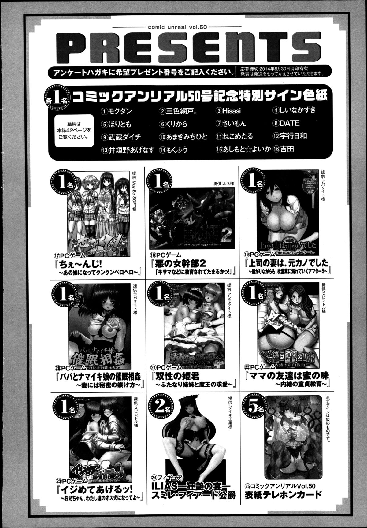 コミックアンリアル 2014年8月号 Vol.50
