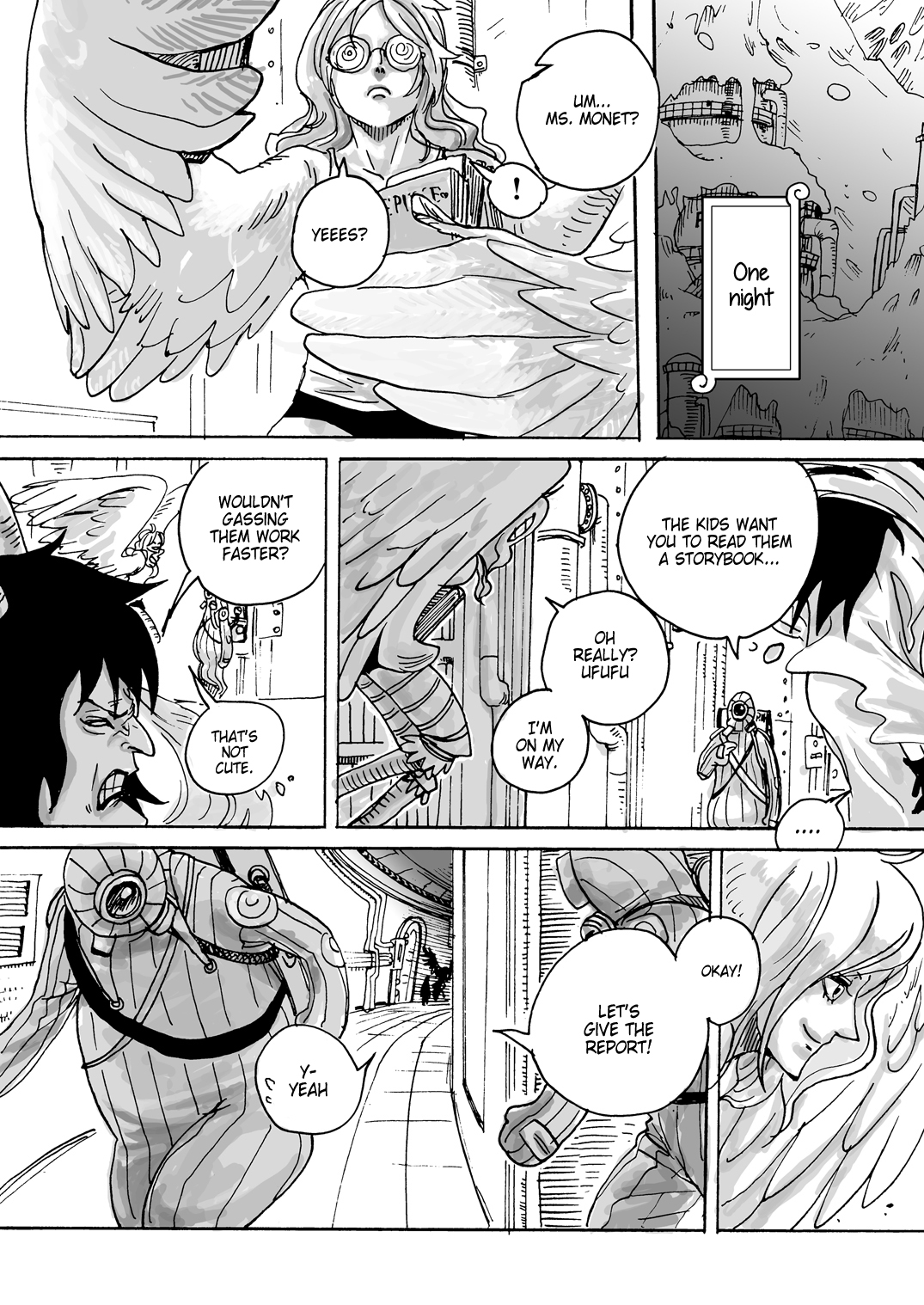 [ビリケン (キュー紫緒路)] THE OFFENDERS (ワンピース) [英訳]