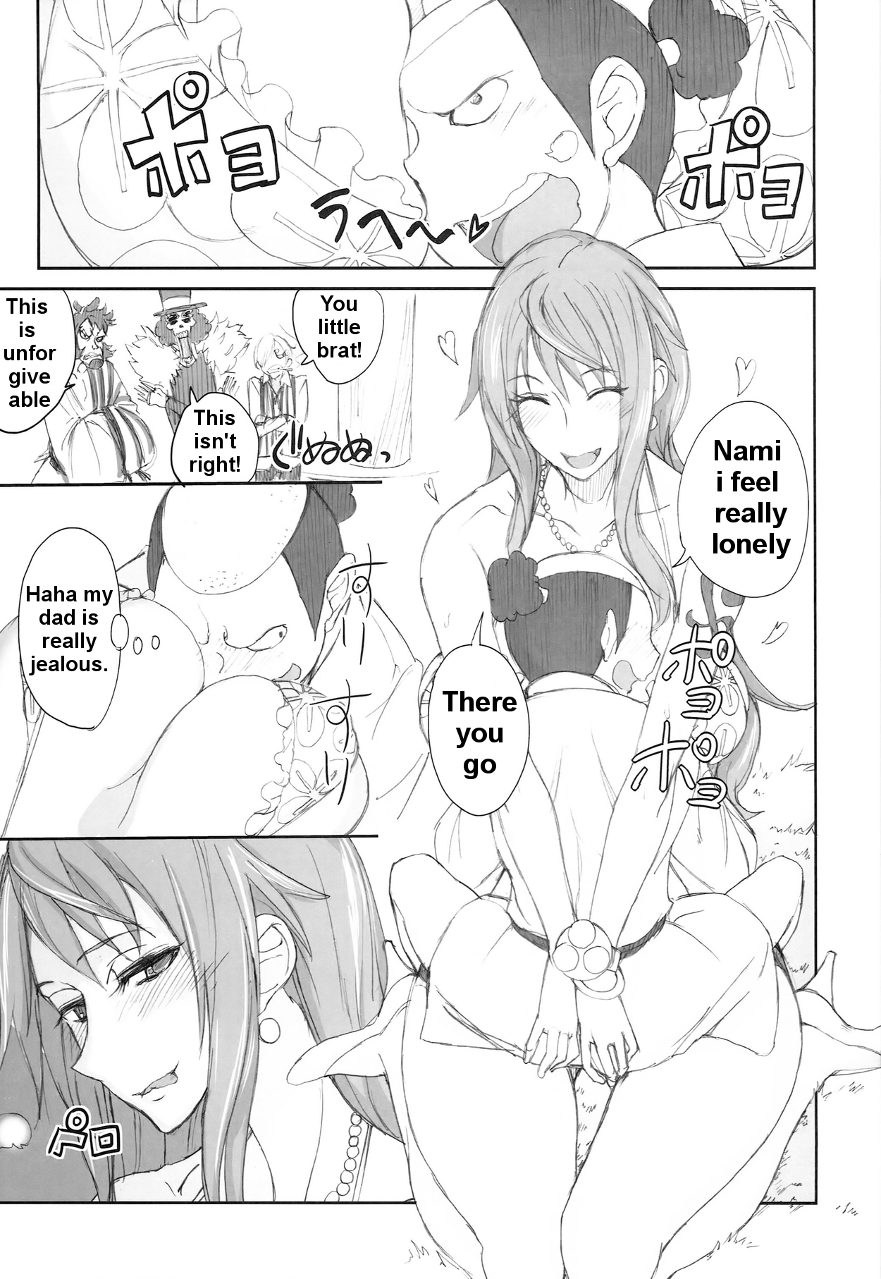 (COMIC1☆8) [真面目屋 (isao)] Grandline Chronicle 3 モモ☆もも (ワンピース) [英訳]