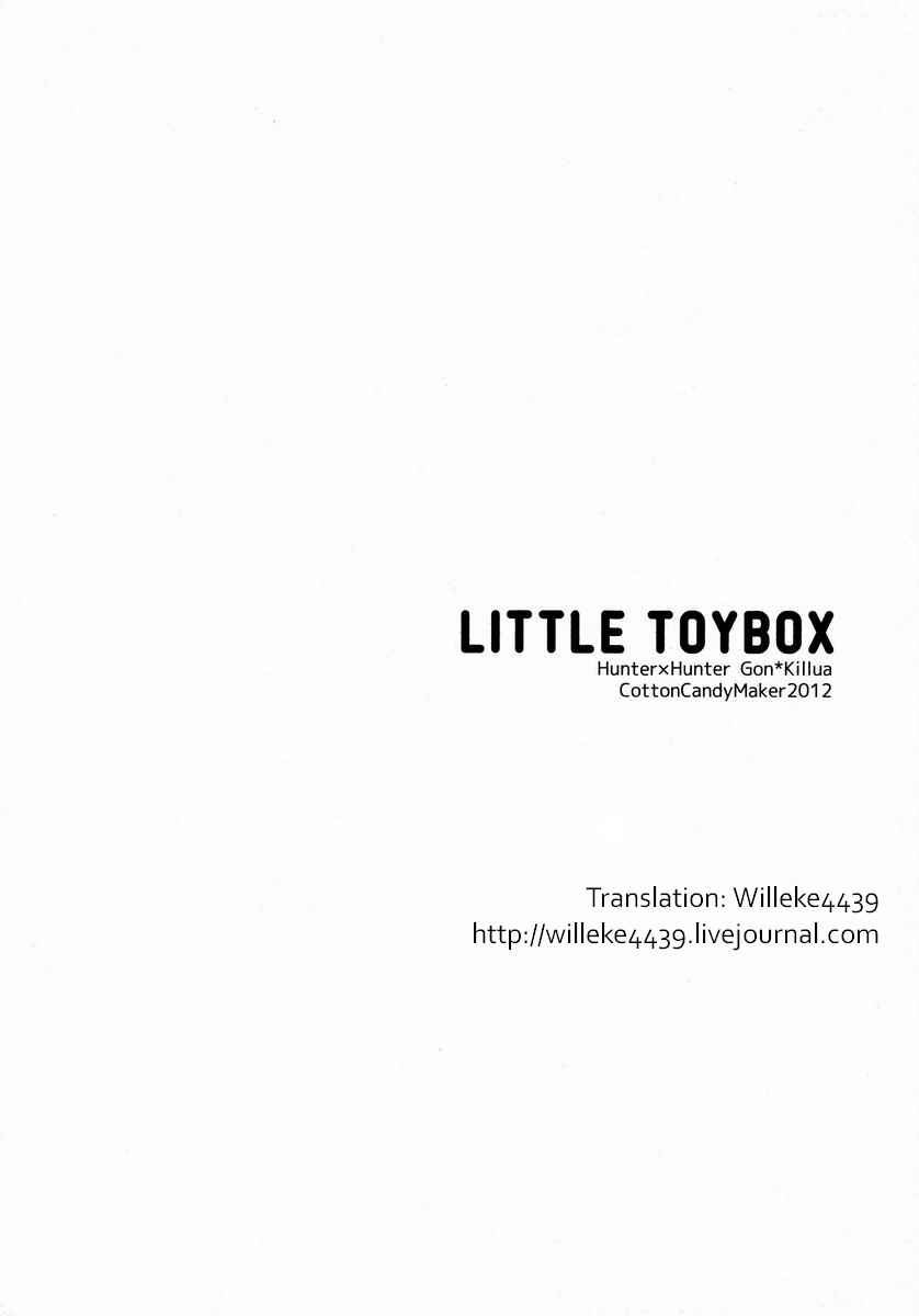 (C83) わたがしメーカー (とみこ)] LITTLE TOYBOX (ハンター×ハンター) [英訳]