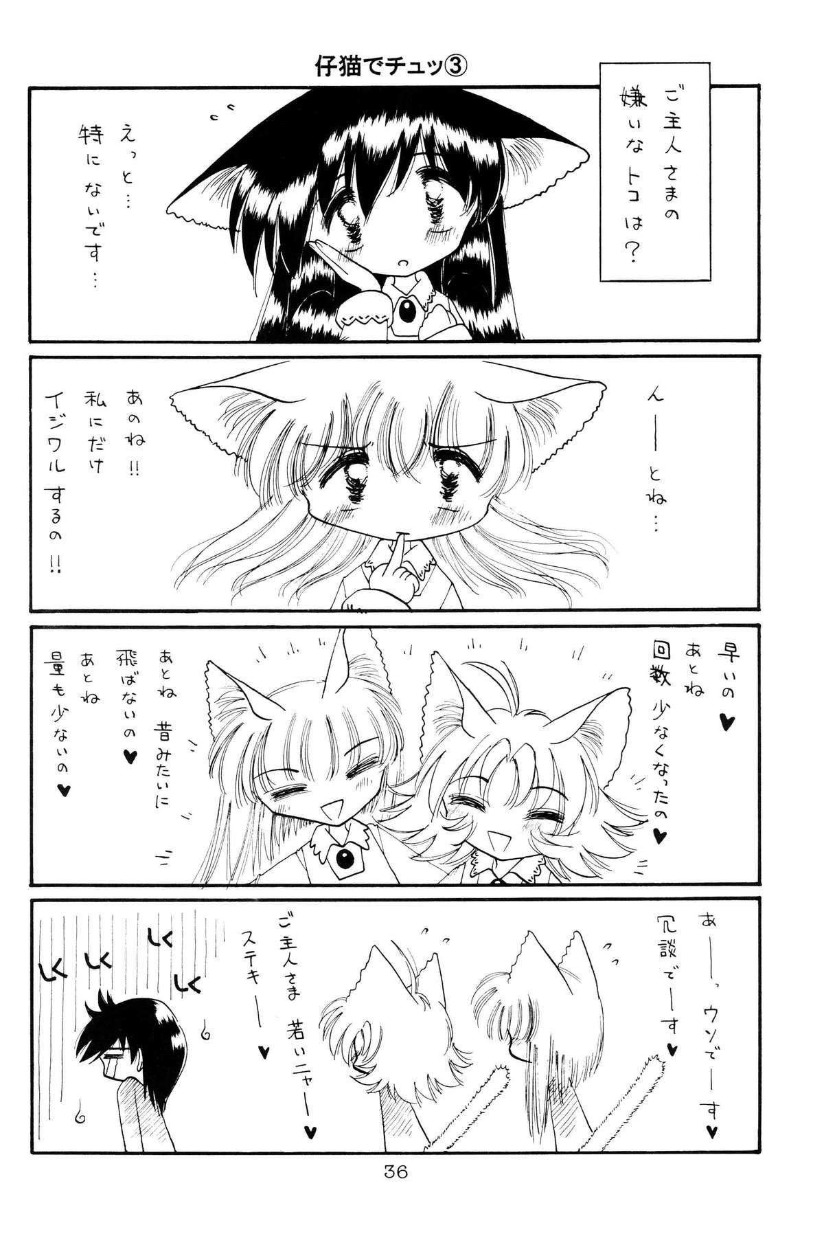 (C59) [猫耳魔術團 (まさみねこ)] 仔猫でチュッ 3