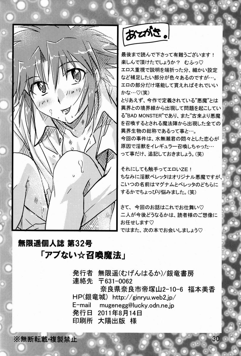 (C80) [銀竜書房 (無限遙)] アブない☆召喚魔法