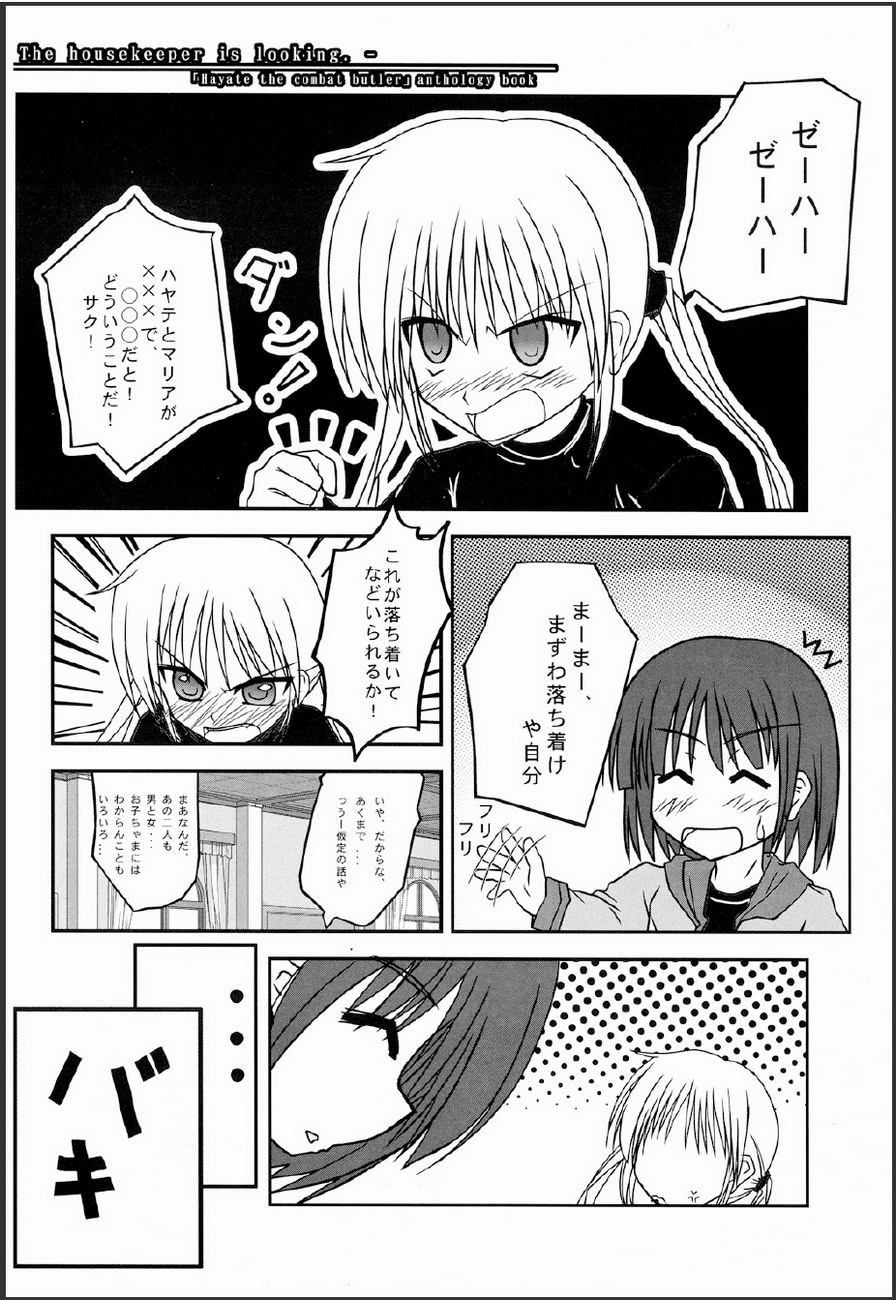 (C75) [怪楽集団 (かとうかかし)] 家政婦さんが見てる 2 (ハヤテのごとく！)