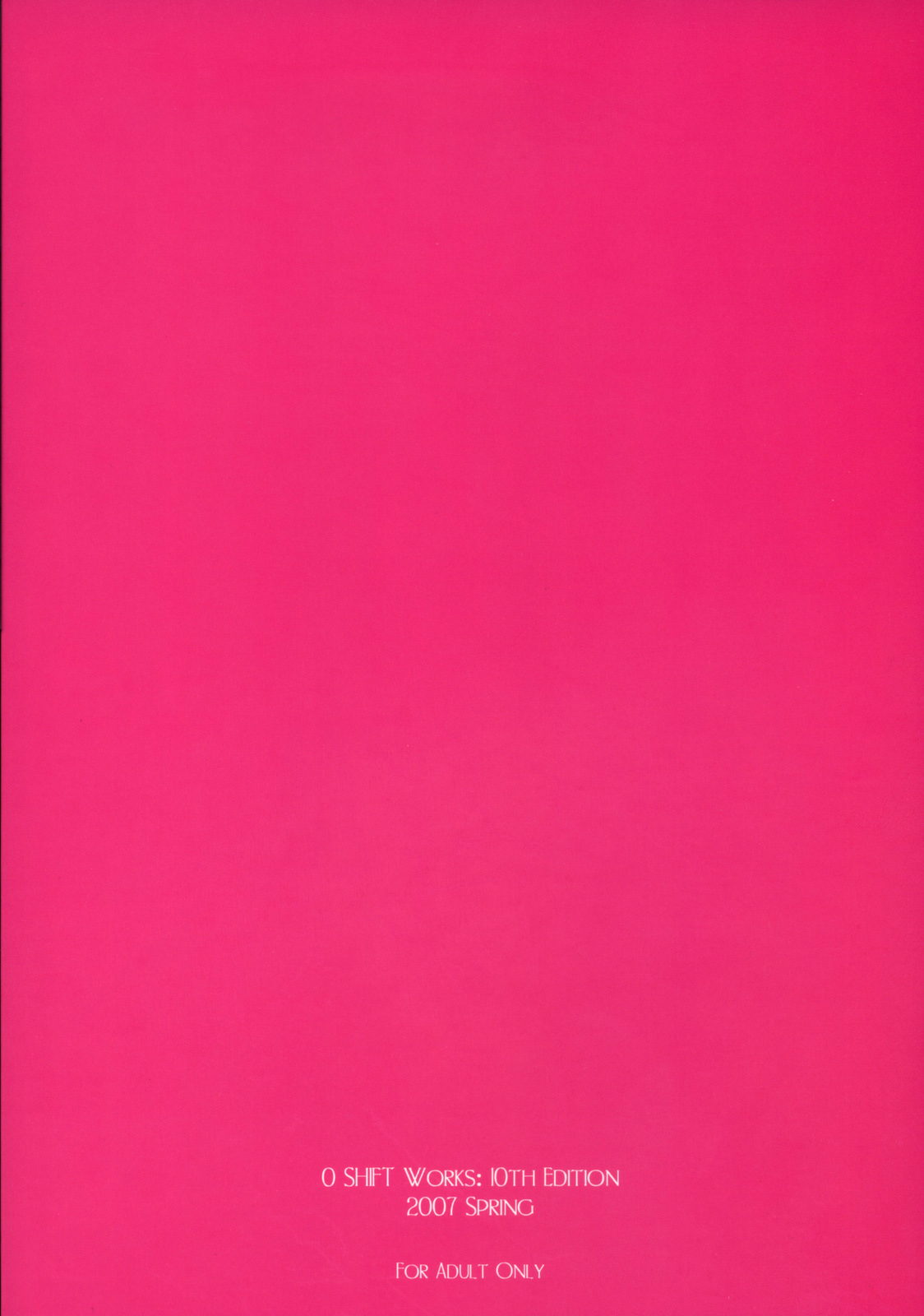 [0 SHIFT (零)] 彼女の衝動は、誰にも理解らない (月姫)