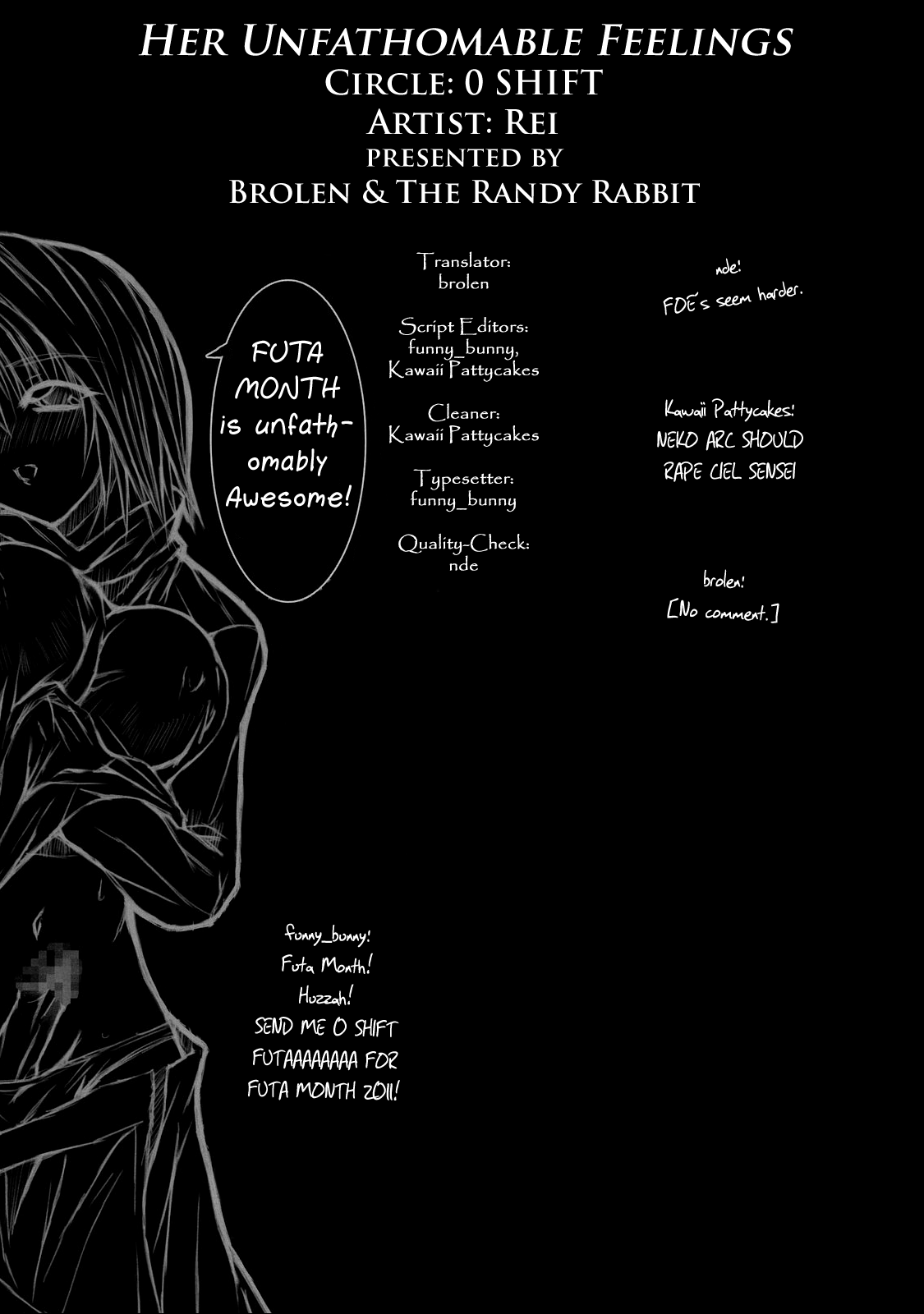 [0 SHIFT (零)] 彼女の衝動は、誰にも理解らない (月姫)