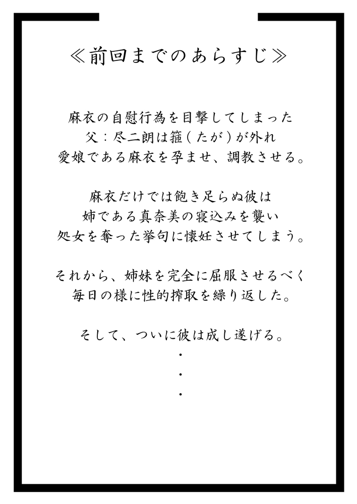 [暁勝家のサークル (暁勝家)] 娘ボテ ～私達の36週間～ Vol.3