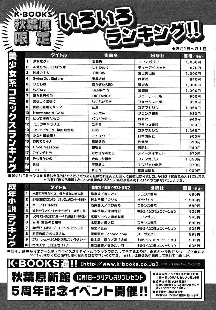 COMIC パピポ 2005年11月号