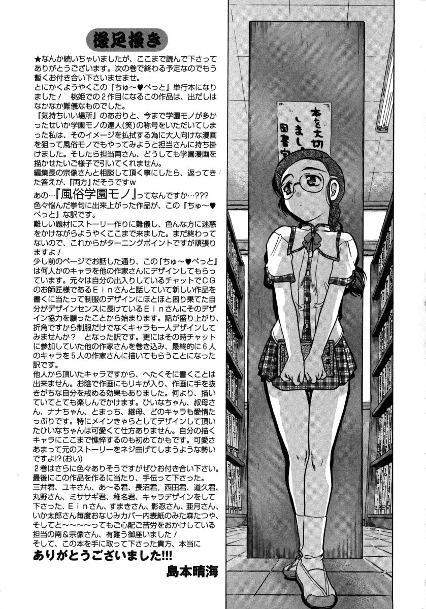 [島本晴海] ちゅ～ぺっと