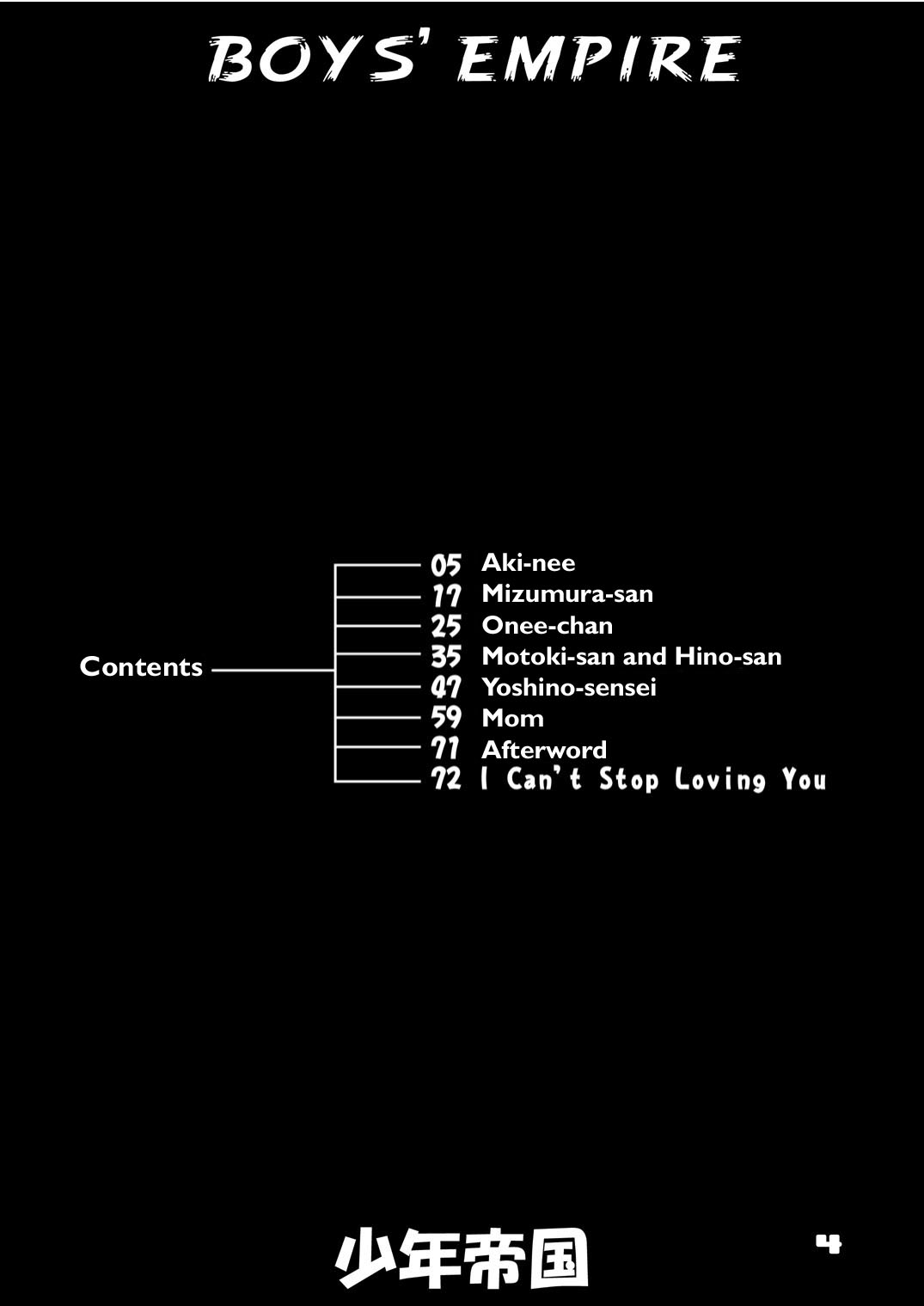 (コミックキャッスル2005) [千堂屋 (後藤寿庵)] 少年帝国 総集編1 [英訳]