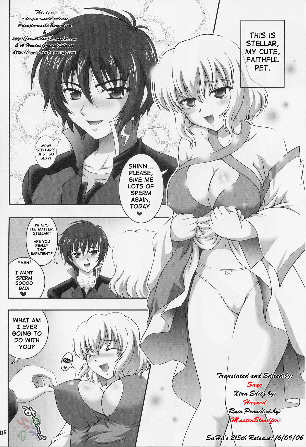 (C69) [黒雪 (華京院ちろる)] 御奉仕倶楽部5 (機動戦士ガンダムSEED DESTINY) [英訳]