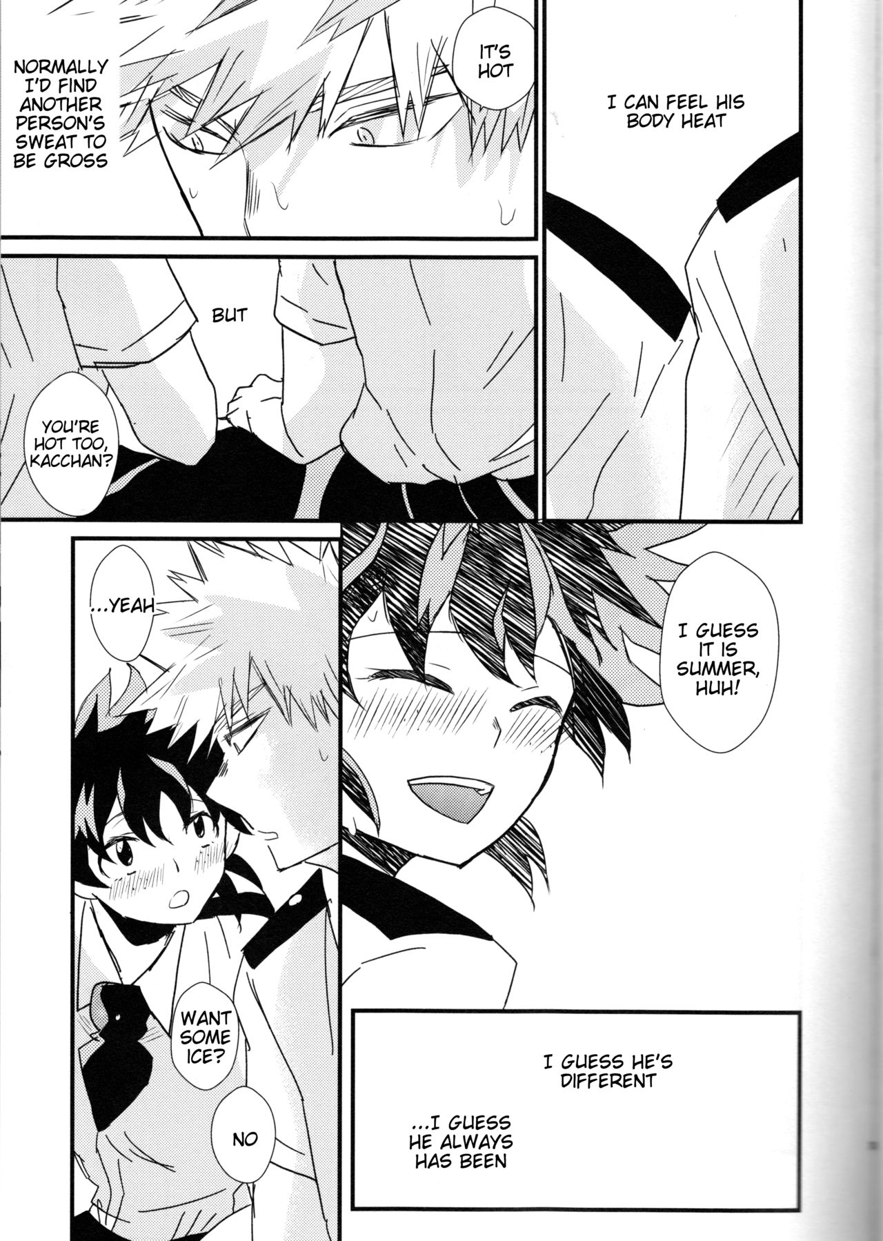 (どうやら出番のようだ!8) [SL (ベル)] 夏と空と君と (僕のヒーローアカデミア) [英訳]