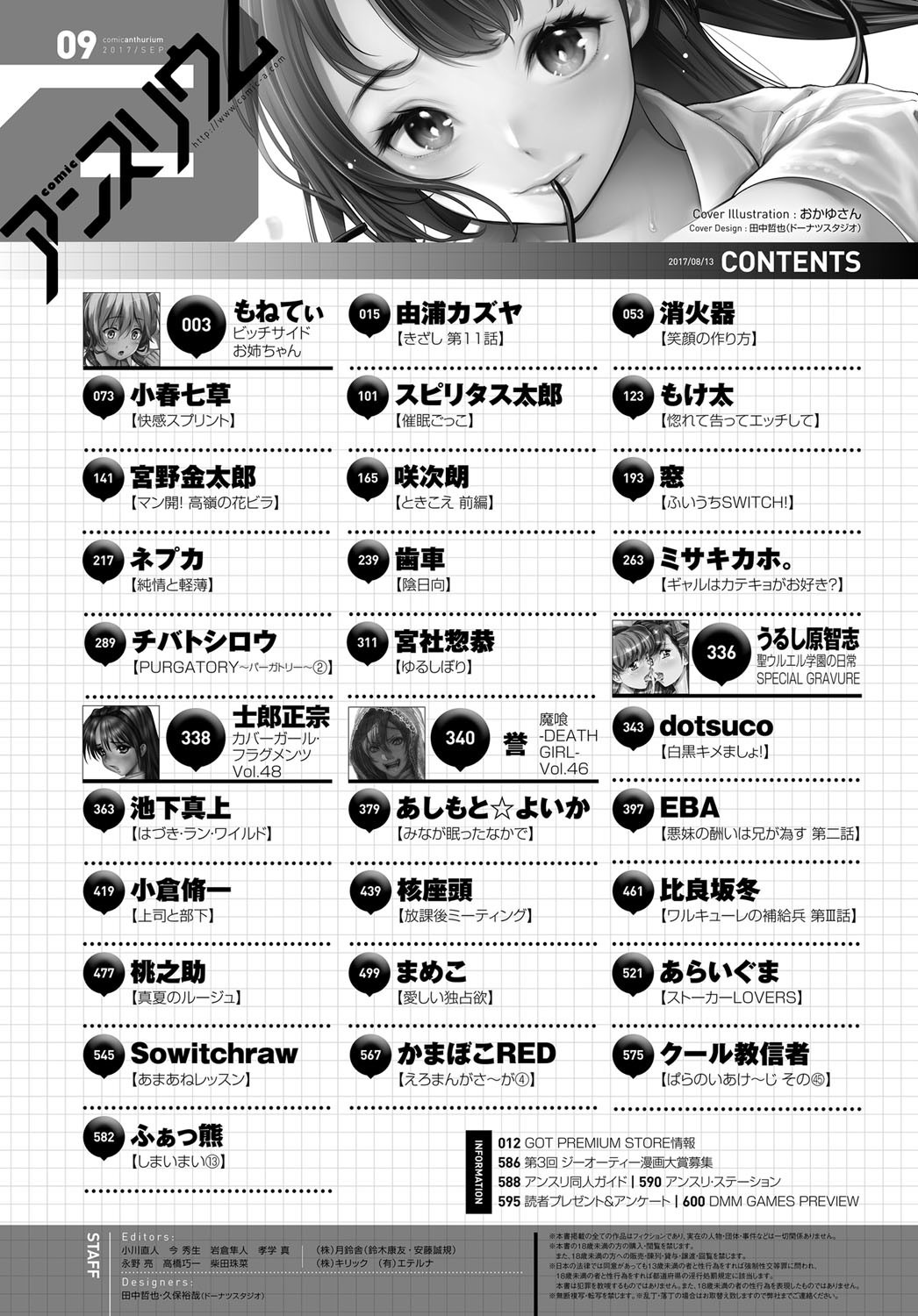 COMIC アンスリウム 2017年9月号 [DL版]