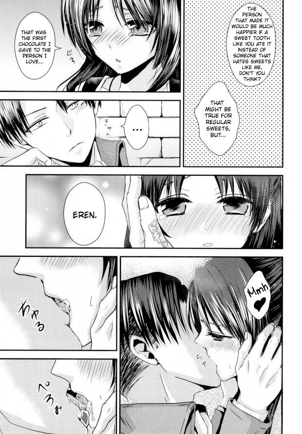 (FALL OF WALL5) [ゲキダンフタリ (ゆきるる)] ちょこえれ! (進撃の巨人) [英訳]