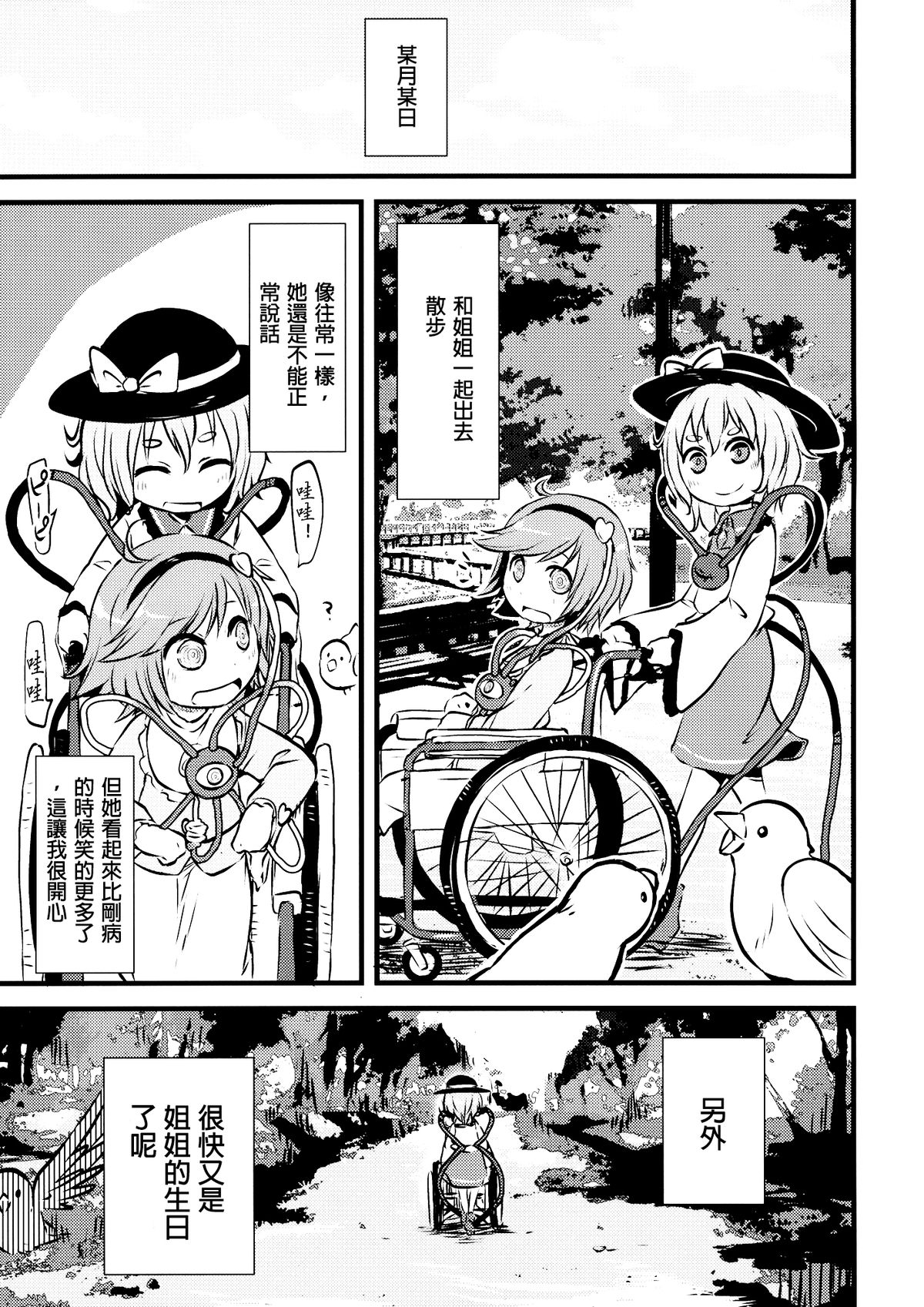 (秋季例大祭2) [02 (原崎)] Happy BirthDay My Sister (東方Project) [中国翻訳]