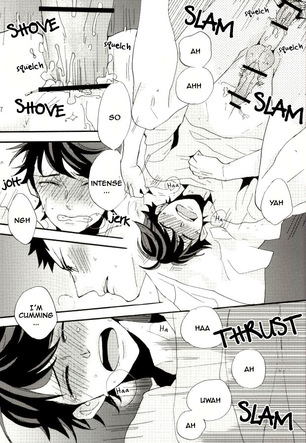 (IDLING ATTACKER 3) [honeyamber (満子)] 及川さんは我慢ができない。 (ハイキュー!!) [英訳]