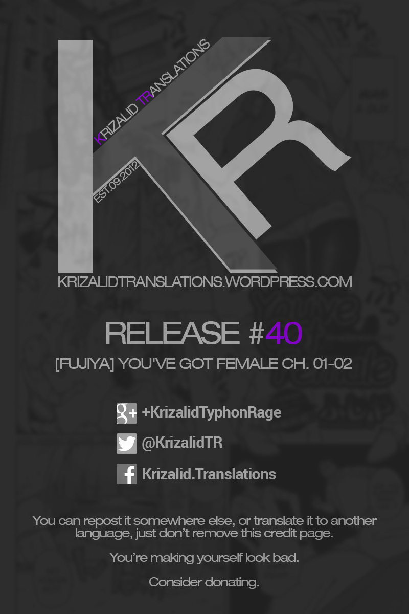 [ふじや] You've Got Female 第1-2話 [英訳]