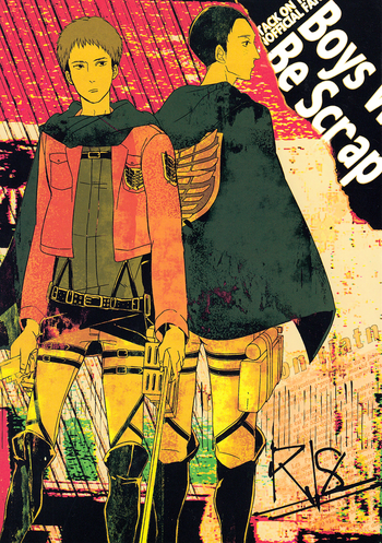 (壁外調査博) [DOBON (MiN] Boys Will Be Scrap (進撃の巨人) [英訳] [無修正]