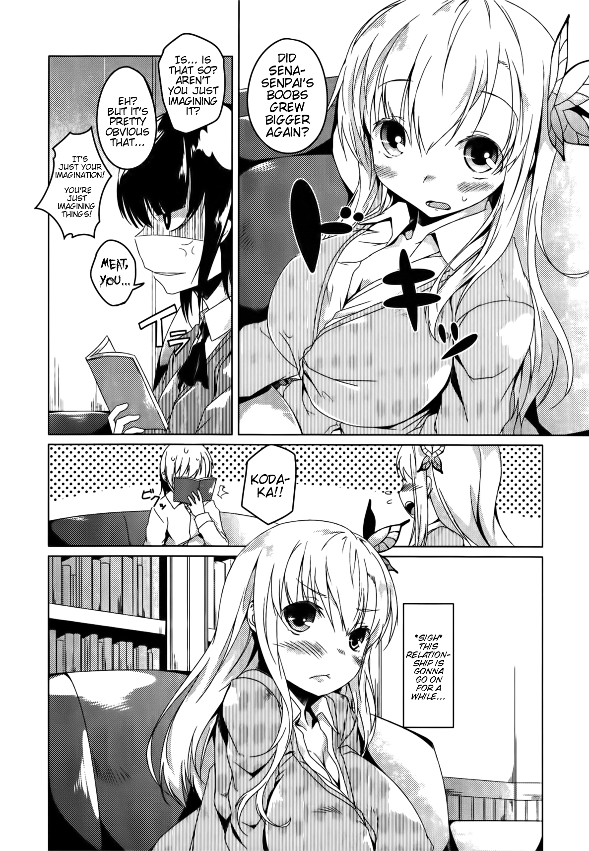 (C81) [カタミチキップ (御影石材)] セナミルク (僕は友達が少ない) [英訳]