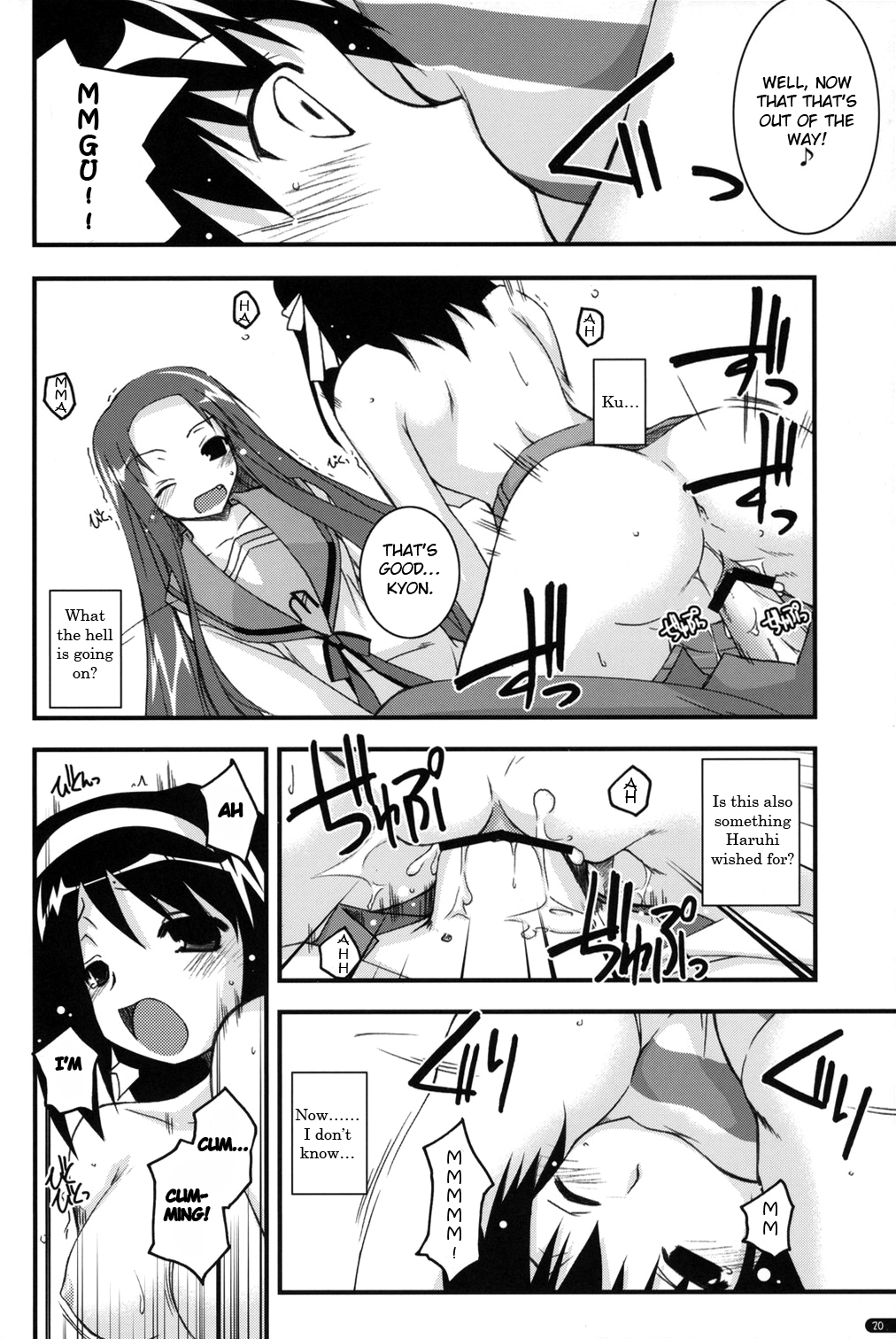 (C70) [行脚堂 (しけー)] feeling happy (涼宮ハルヒの憂鬱) [英訳]