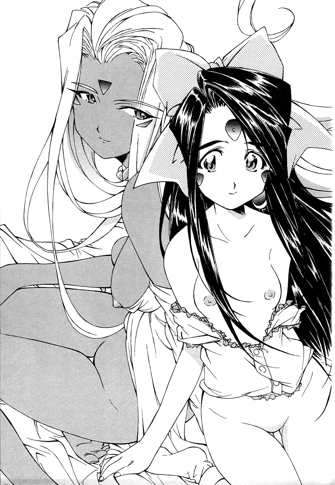 [唐獅子 (夜獅子吼)] おはようございますっ 女神ちまっ (ああっ女神さまっ) [英訳]