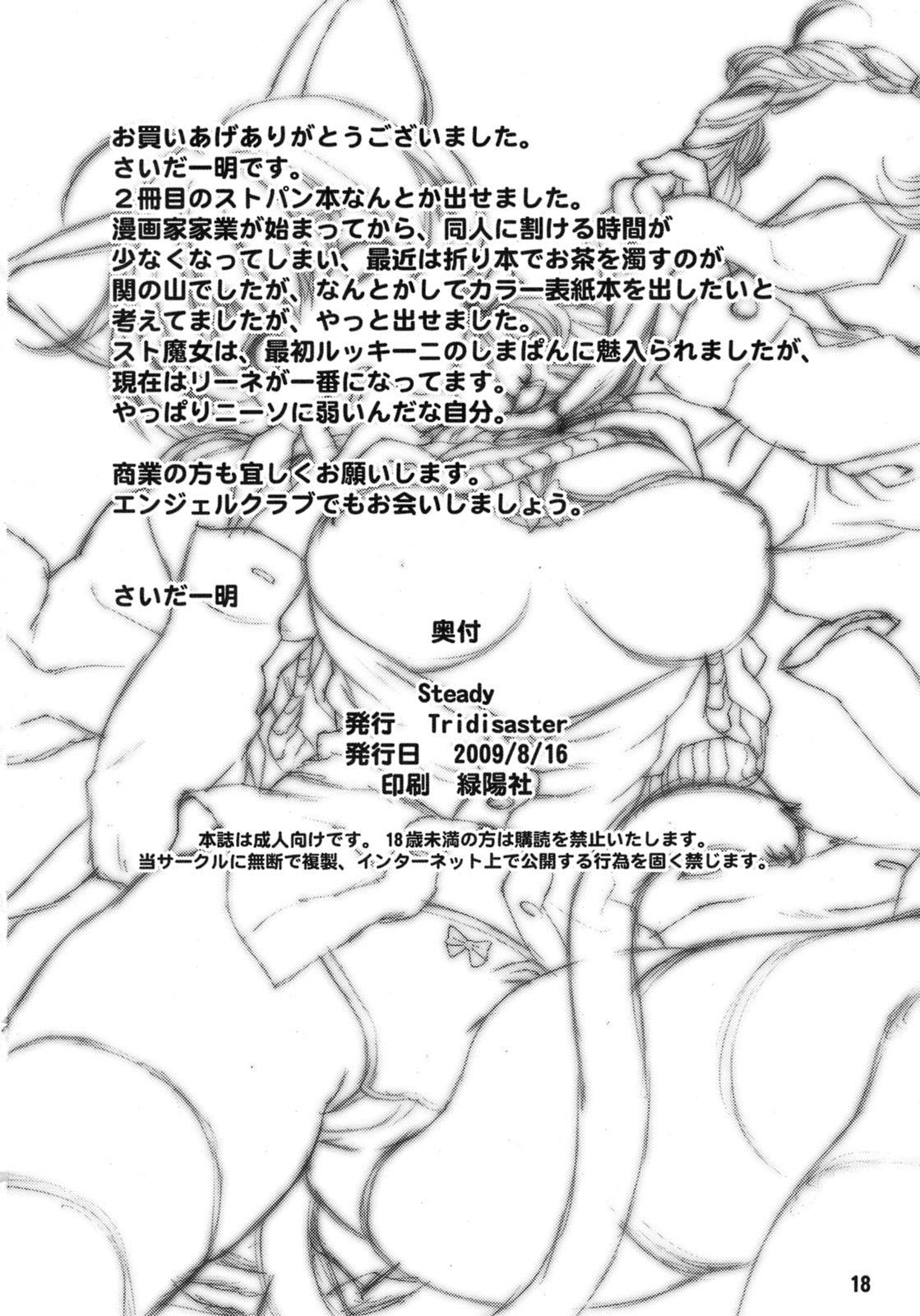 (C76) (同人誌) [Tridisaster] Steady (ストライクウィッチーズ)