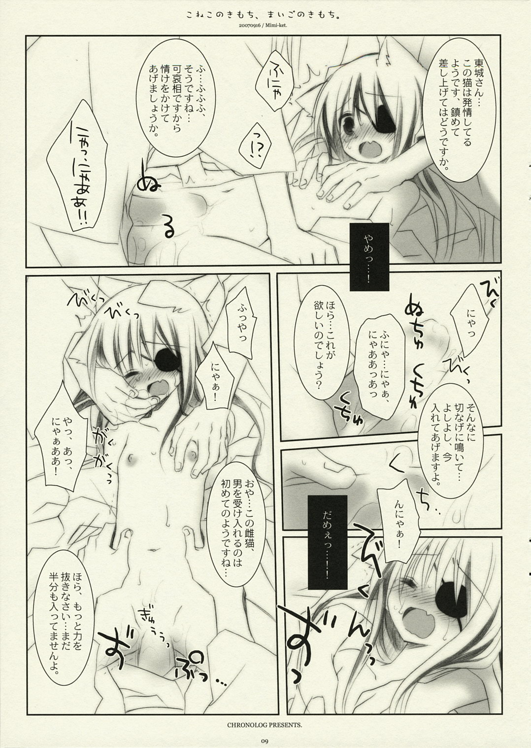 (みみけっと17) [CHRONOLOG (桜沢いづみ)] こねこのきもち、まいごのきもち。 (銀魂)