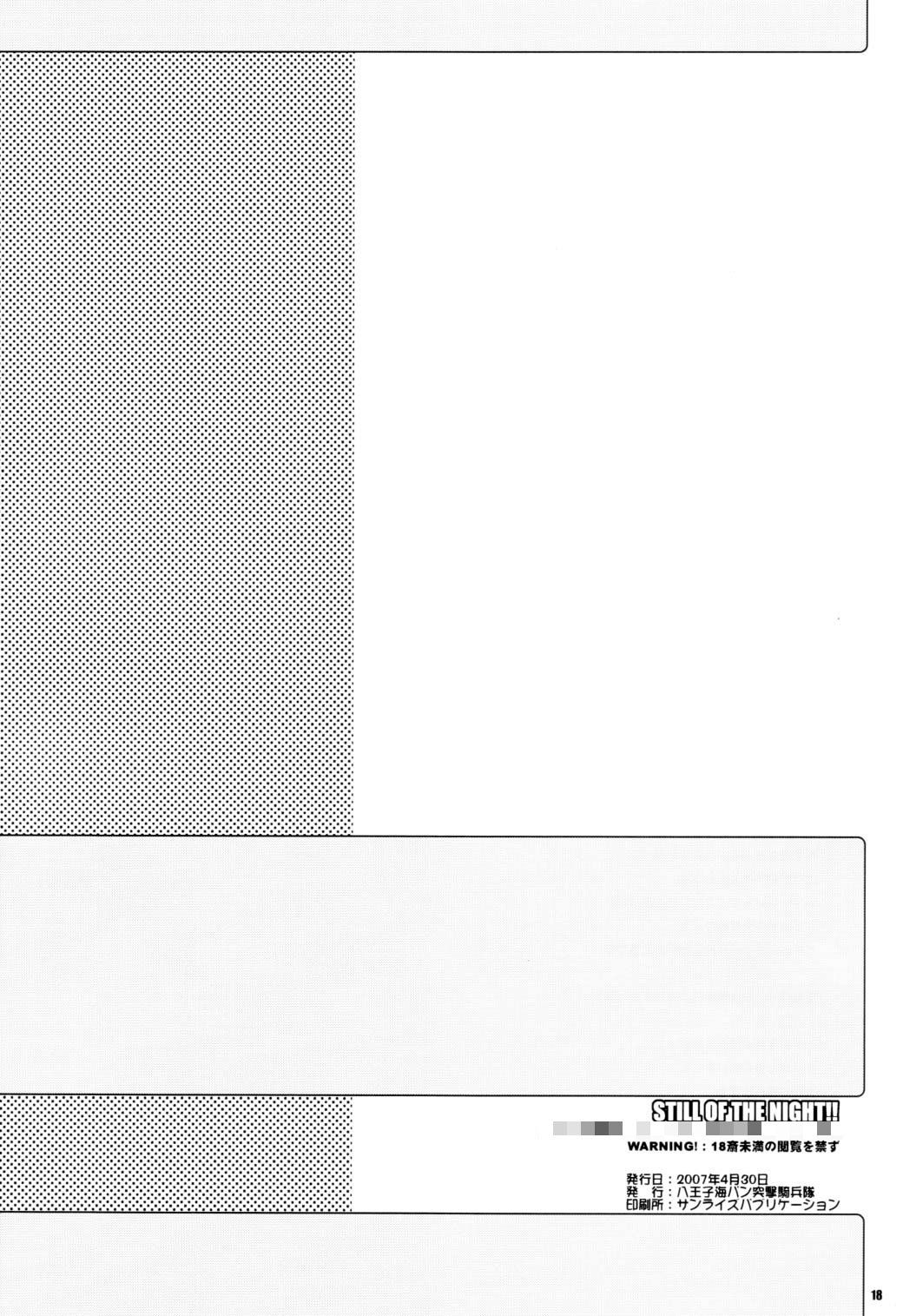 (COMIC1) [八王子海パン突撃騎兵隊 (巻田佳春)] STILL OF THE NIGHT!! (ゼロの使い魔)