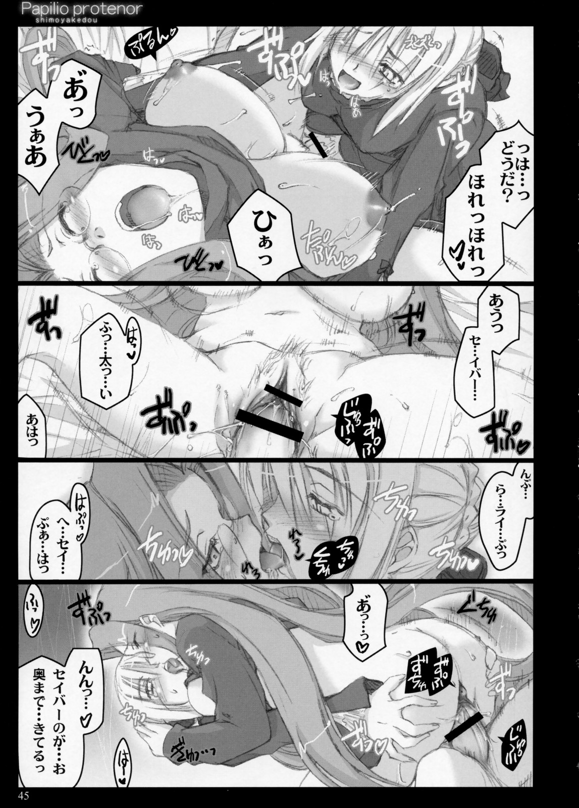 (C71) [しもやけ堂 (逢魔刻壱)] Papilio protenor (Fate/stay night)