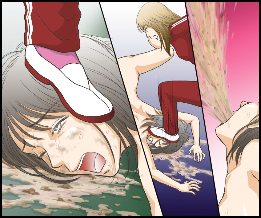 [女による女への陵辱] ジャーナリスト無残 DQN達の羞恥復讐