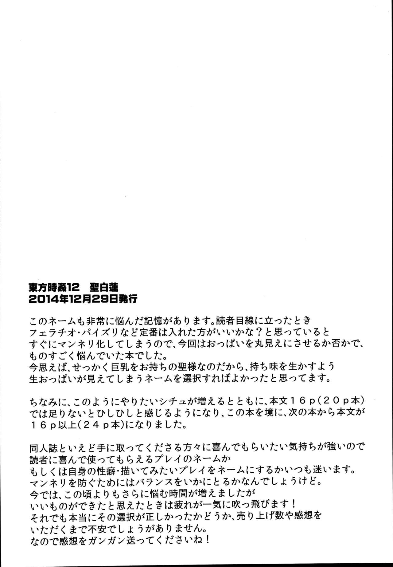 (C95) [背徳漢 (背徳漢)] 東方時姦総集編3 (東方Project)