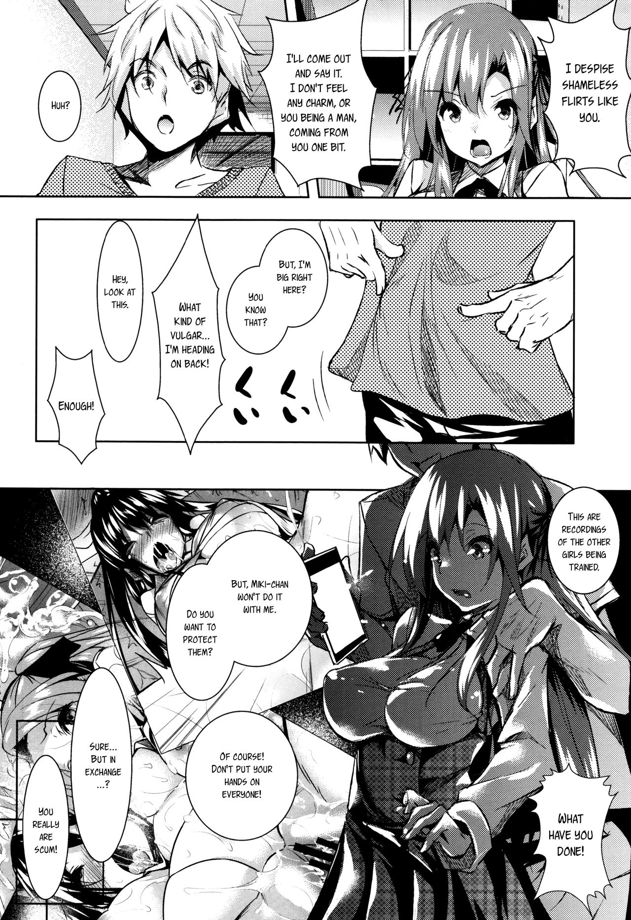 [復八磨直兎] 聖百合ケ丘女学園性奴会 第1-7話 [英訳]