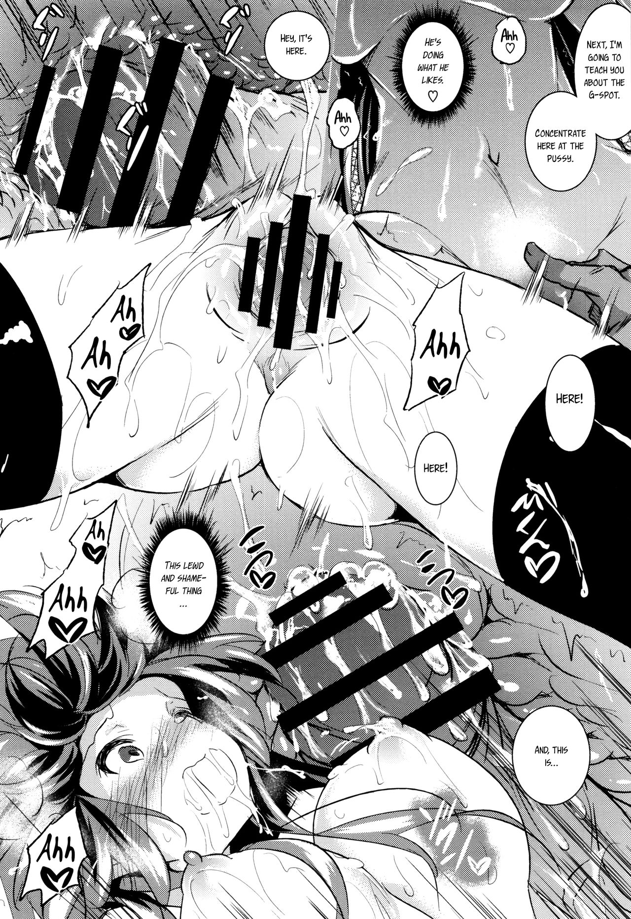 [復八磨直兎] 聖百合ケ丘女学園性奴会 第1-7話 [英訳]