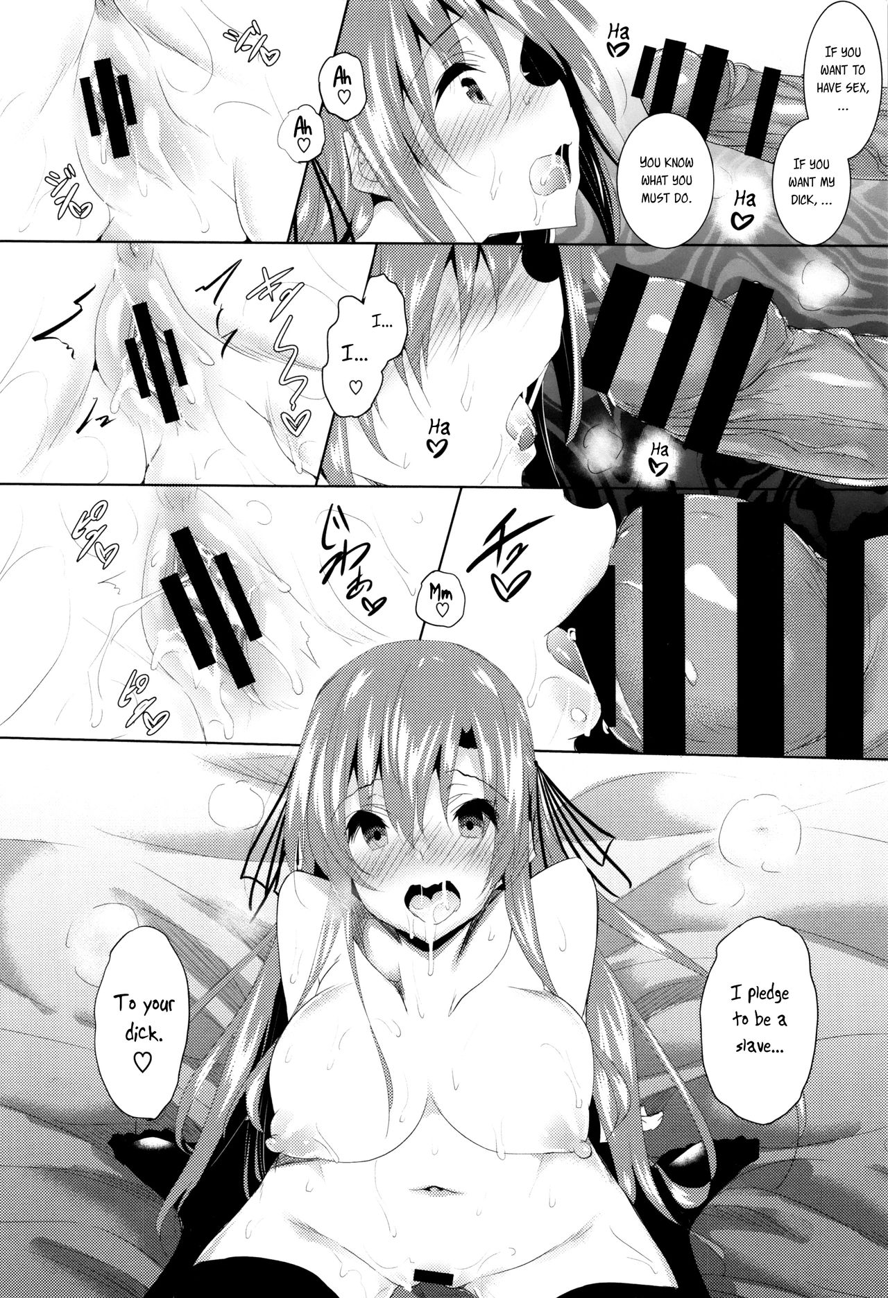 [復八磨直兎] 聖百合ケ丘女学園性奴会 第1-7話 [英訳]