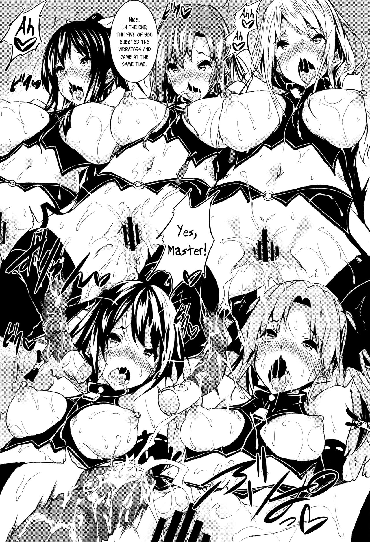 [復八磨直兎] 聖百合ケ丘女学園性奴会 第1-7話 [英訳]