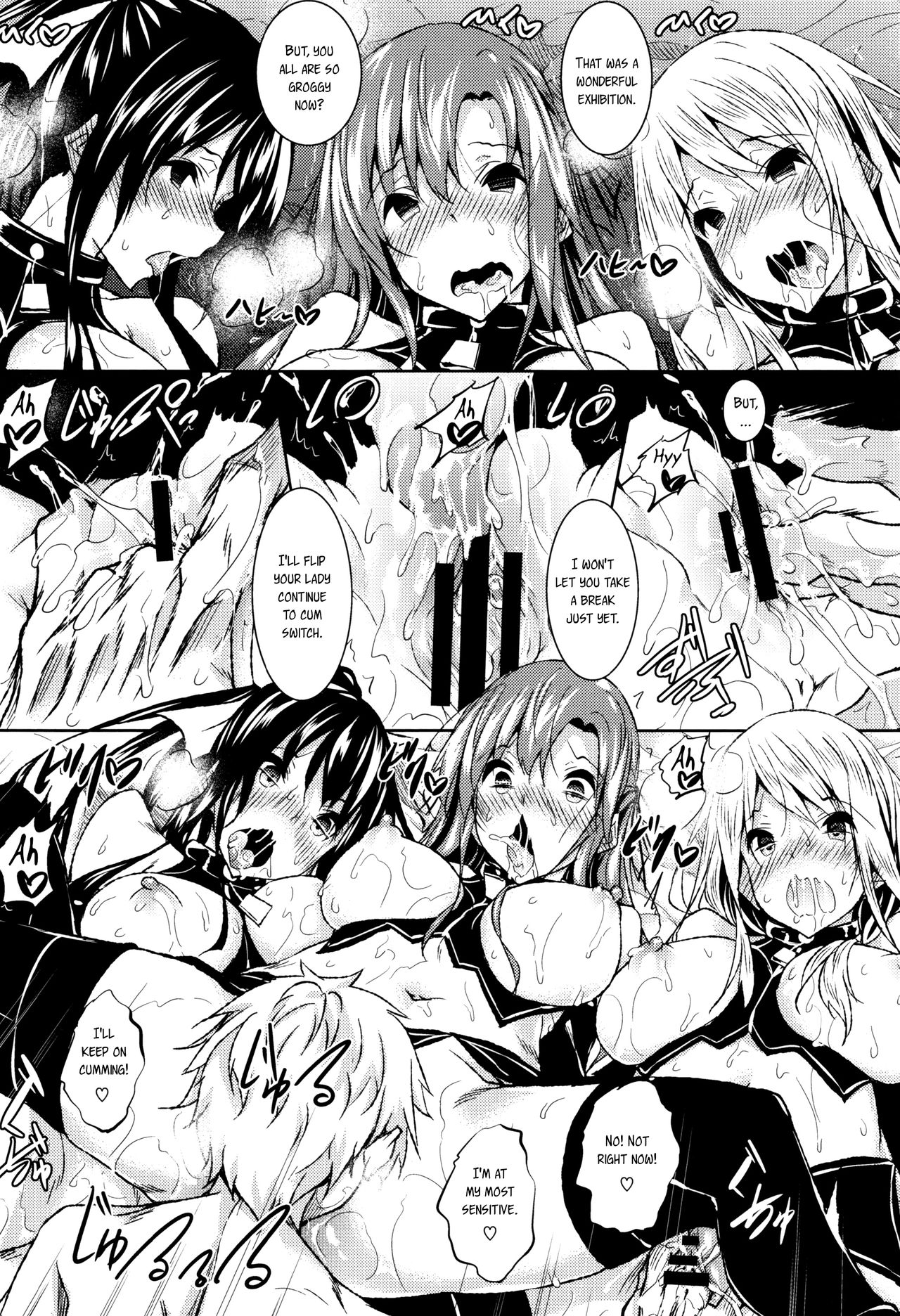 [復八磨直兎] 聖百合ケ丘女学園性奴会 第1-7話 [英訳]