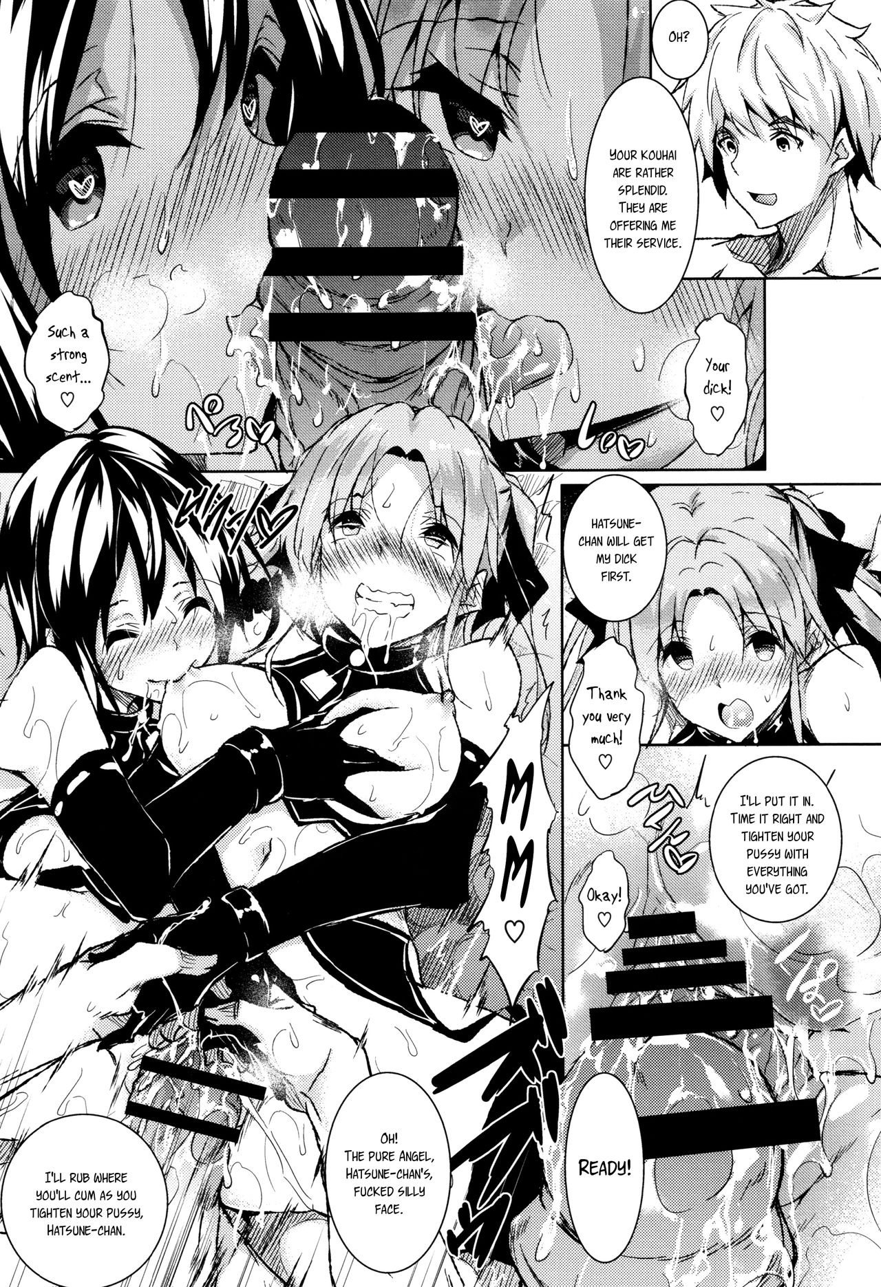 [復八磨直兎] 聖百合ケ丘女学園性奴会 第1-7話 [英訳]