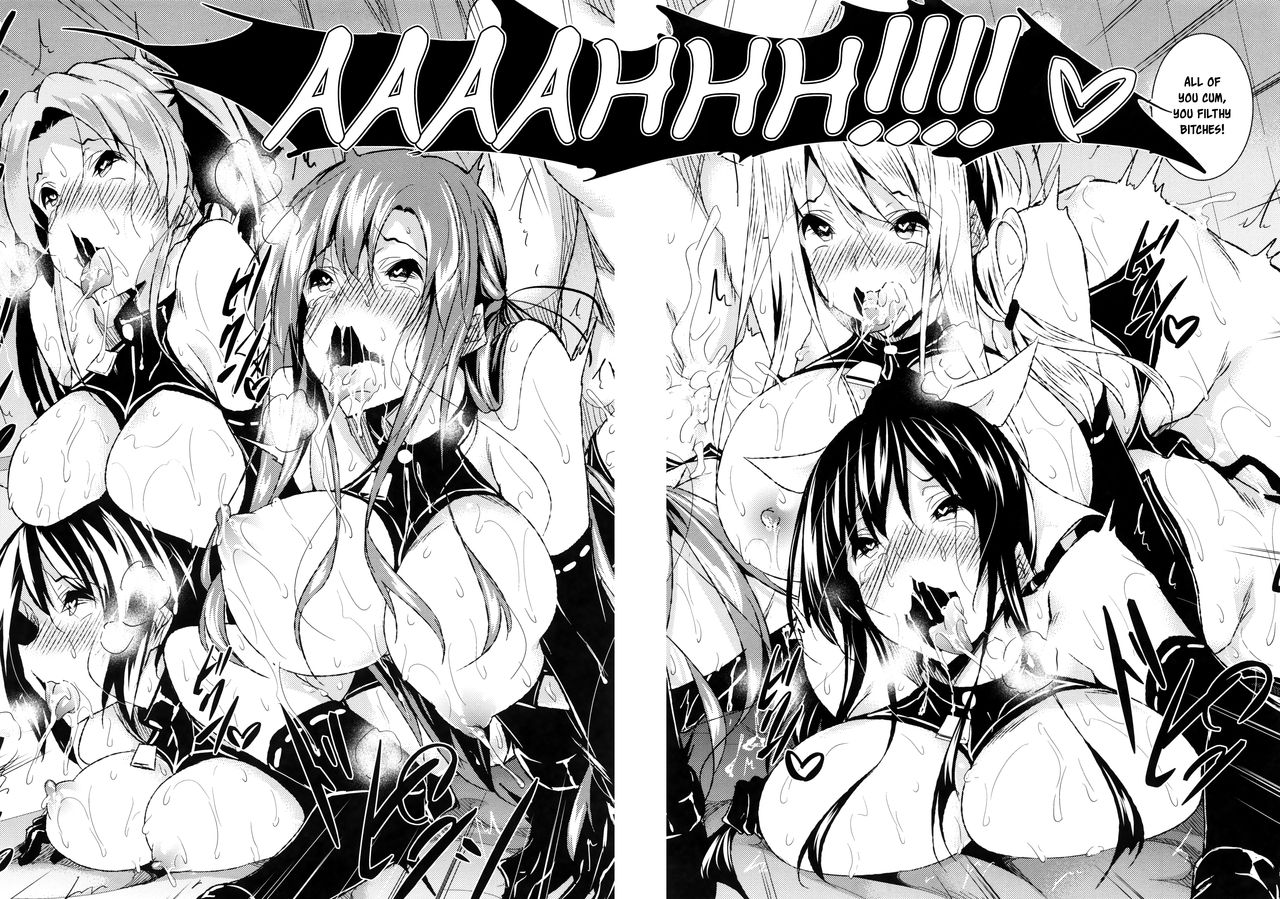 [復八磨直兎] 聖百合ケ丘女学園性奴会 第1-7話 [英訳]