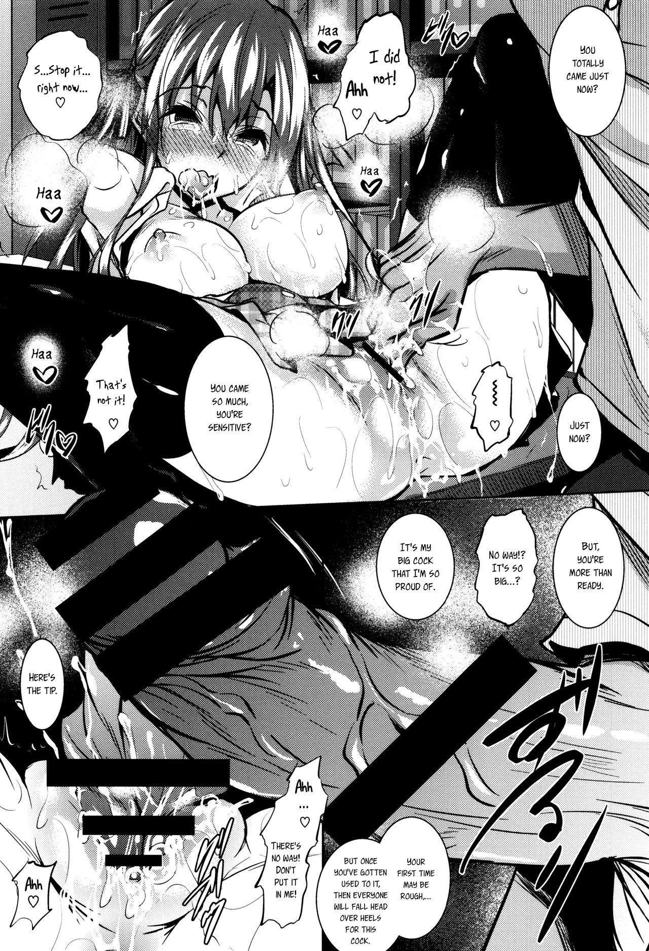 [復八磨直兎] 聖百合ケ丘女学園性奴会 第1-7話 [英訳]